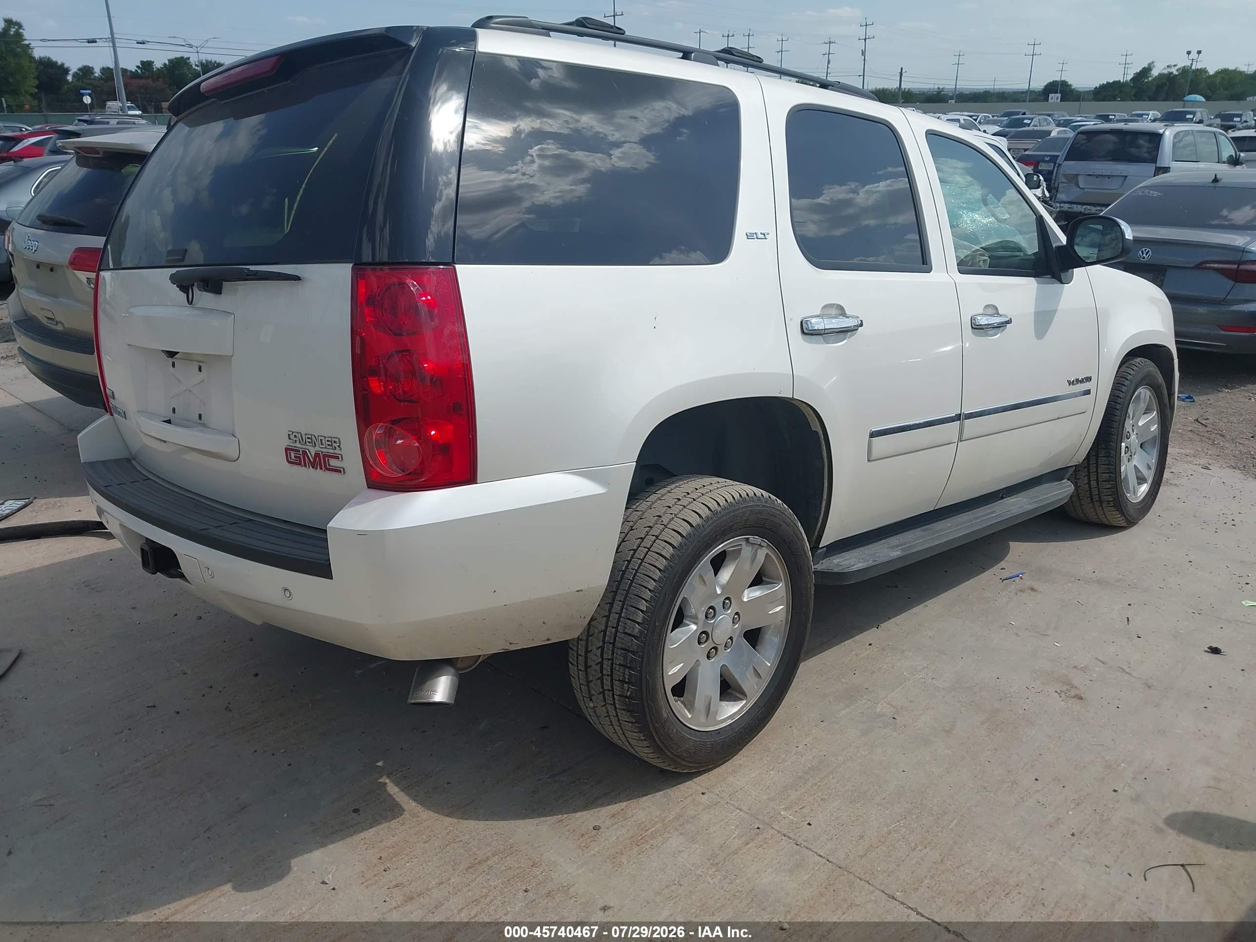 2011 Gmc Yukon Slt White vin: 1GKS1CE07BR248264
