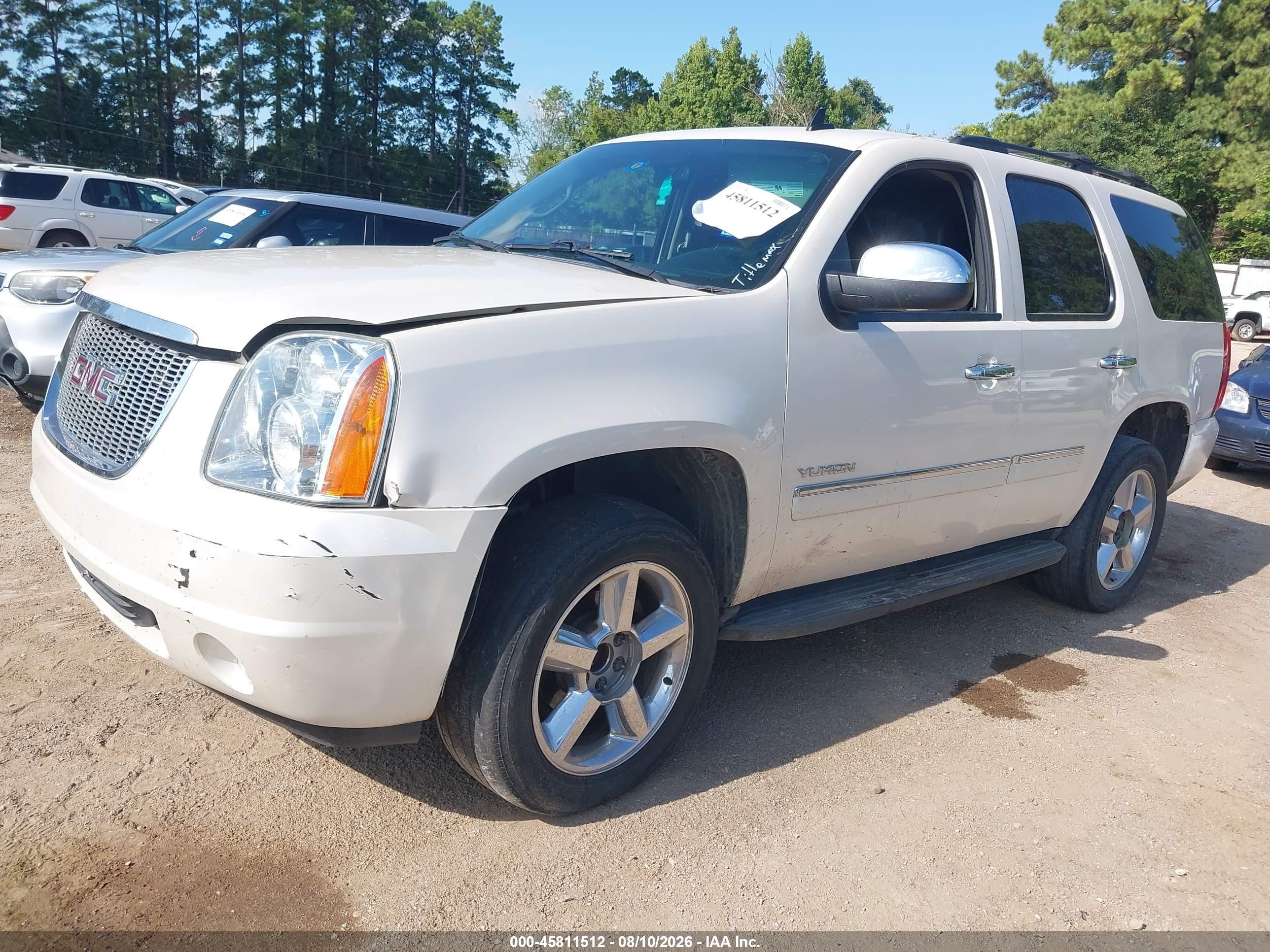 2013 Gmc Yukon Slt White vin: 1GKS1CE07DR120660
