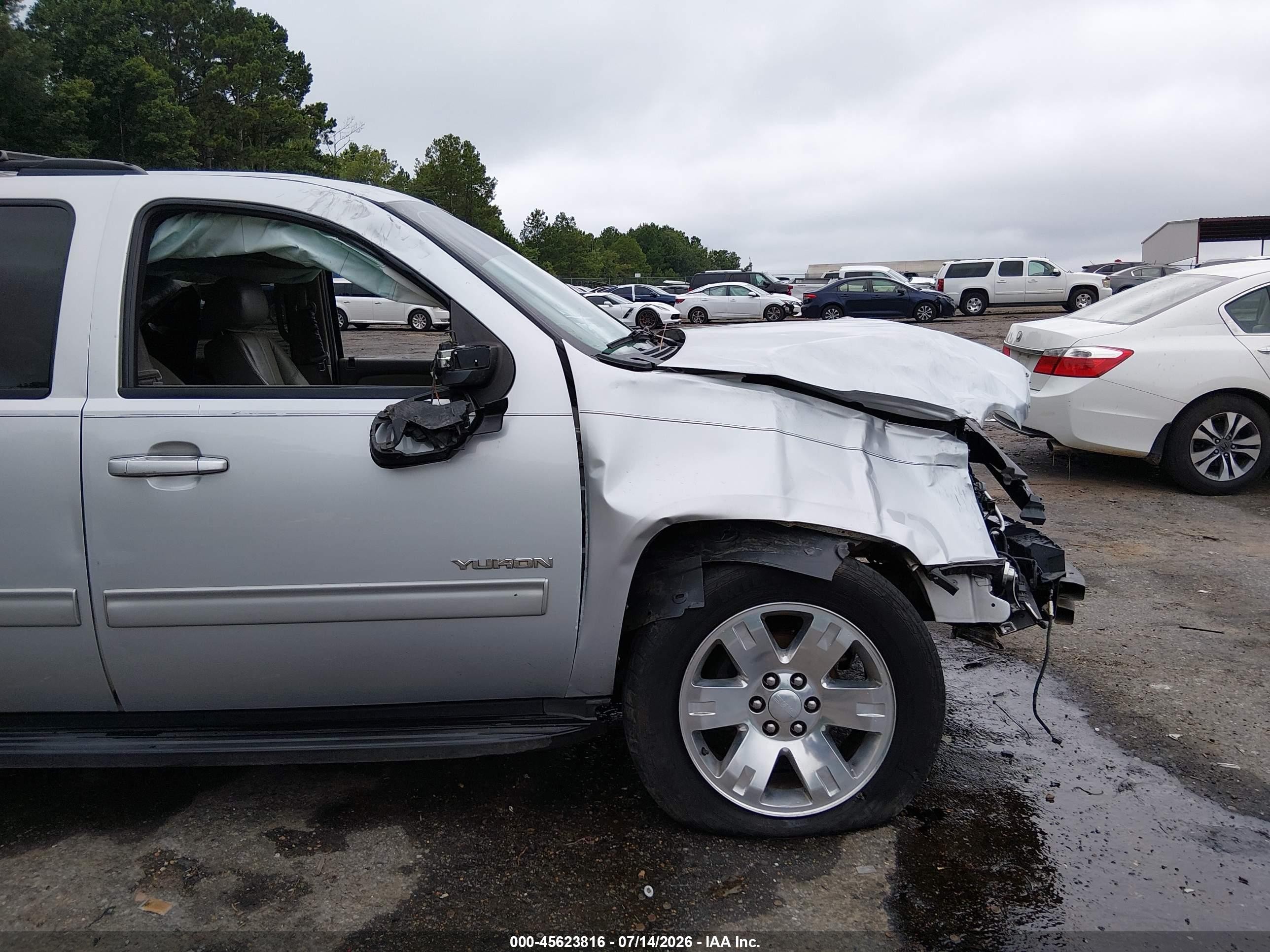 2014 Gmc Yukon Slt Silver vin: 1GKS1CE07ER141896