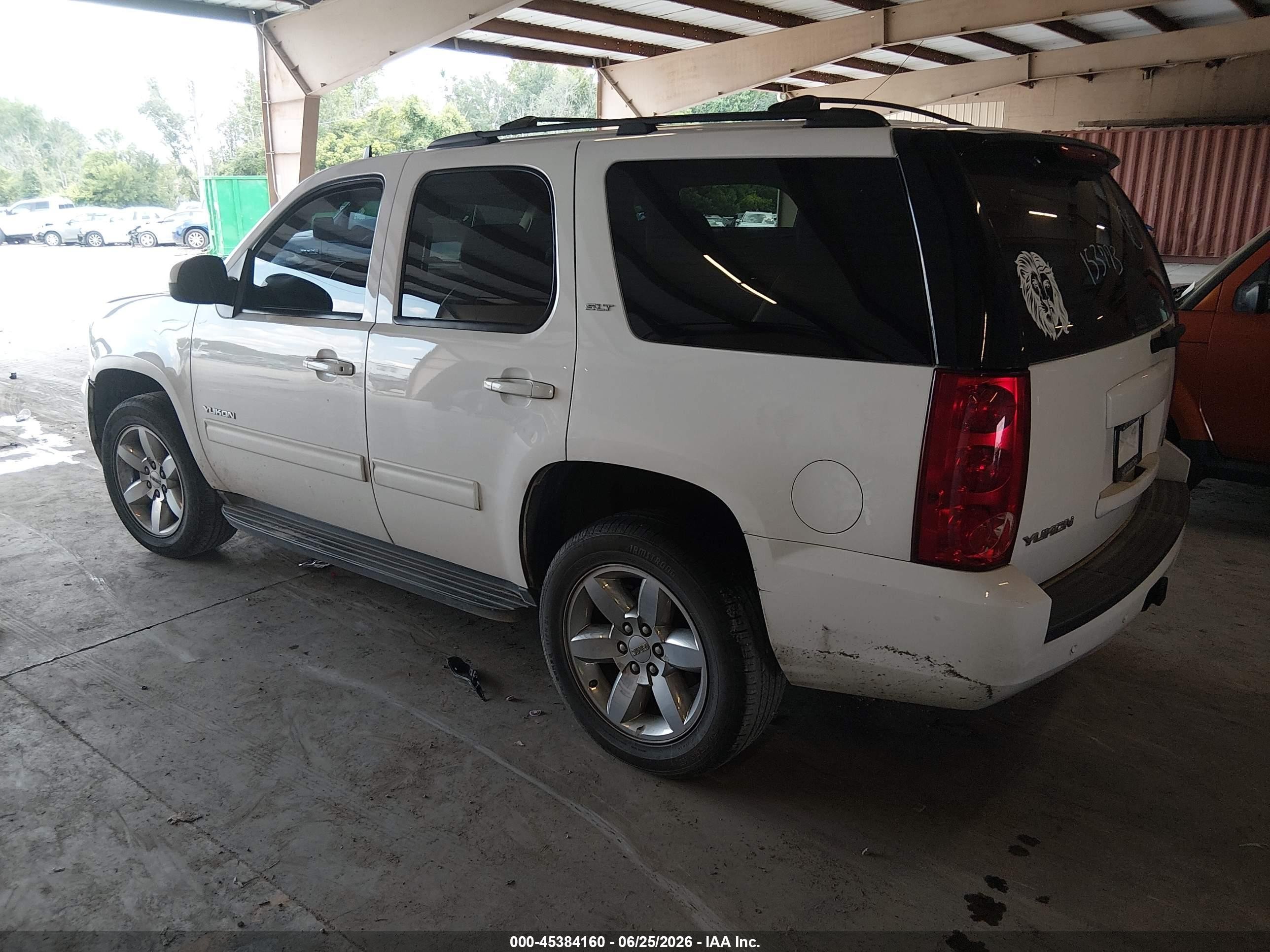 2014 Gmc Yukon Slt White vin: 1GKS1CE07ER153773