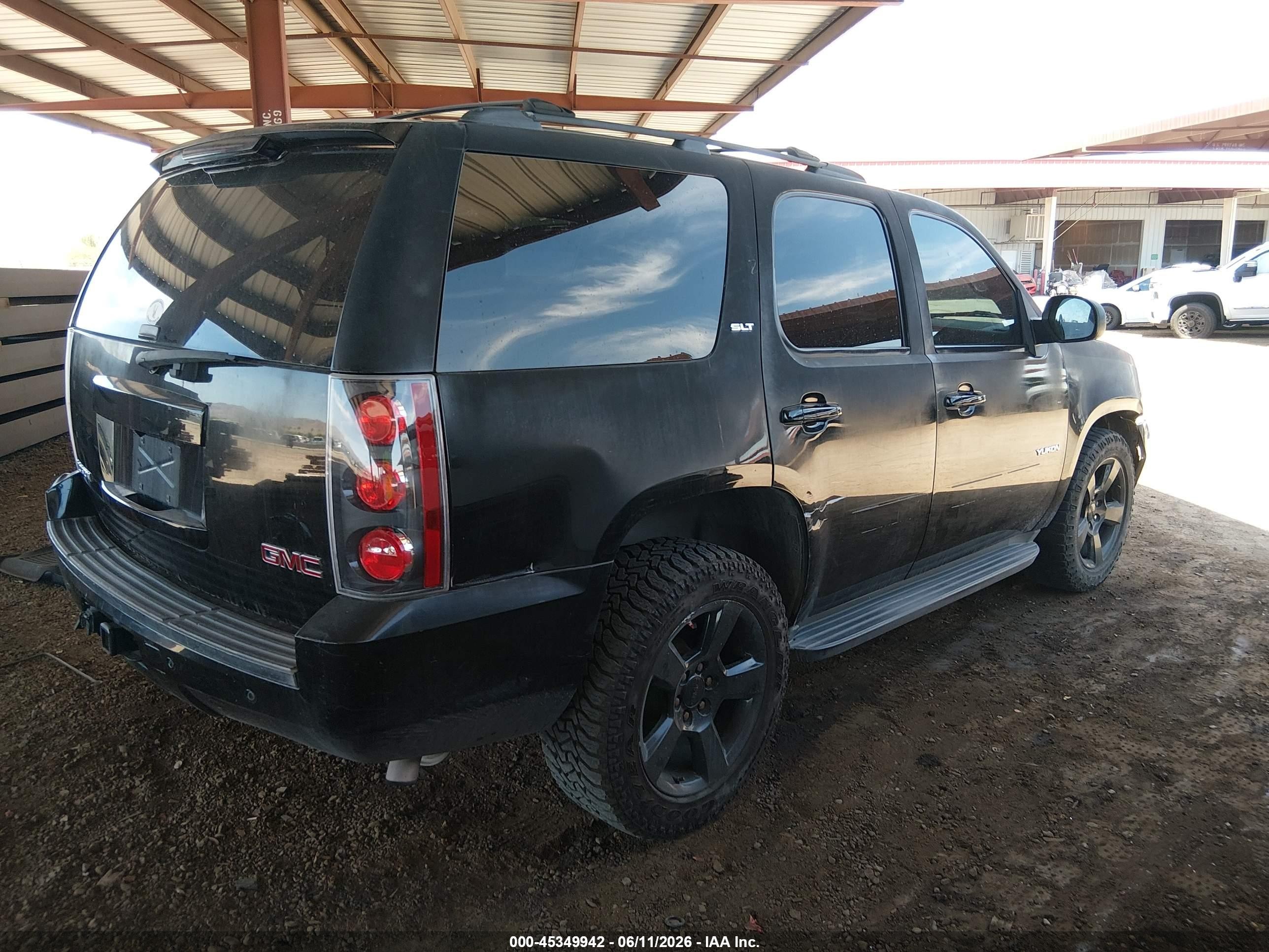 2013 Gmc Yukon Slt Black vin: 1GKS1CE09DR269989