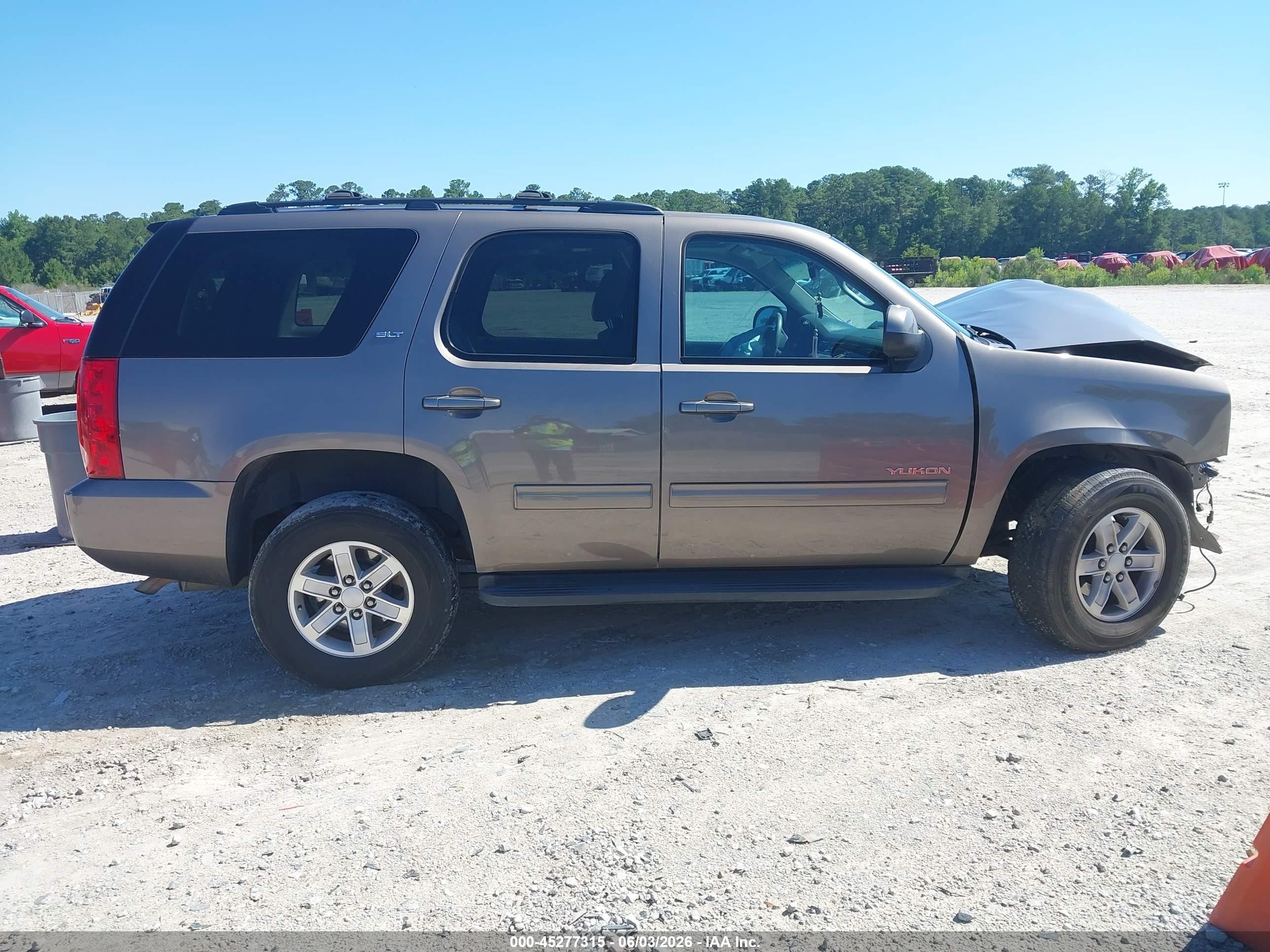 2014 Gmc Yukon Slt Gray vin: 1GKS1CE0XER195452