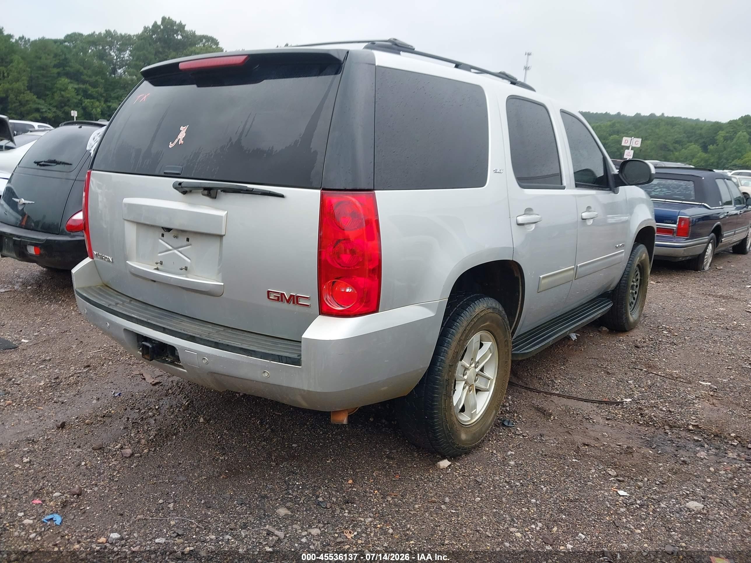 2014 Gmc Yukon Slt Gray vin: 1GKS1CE0XER232175