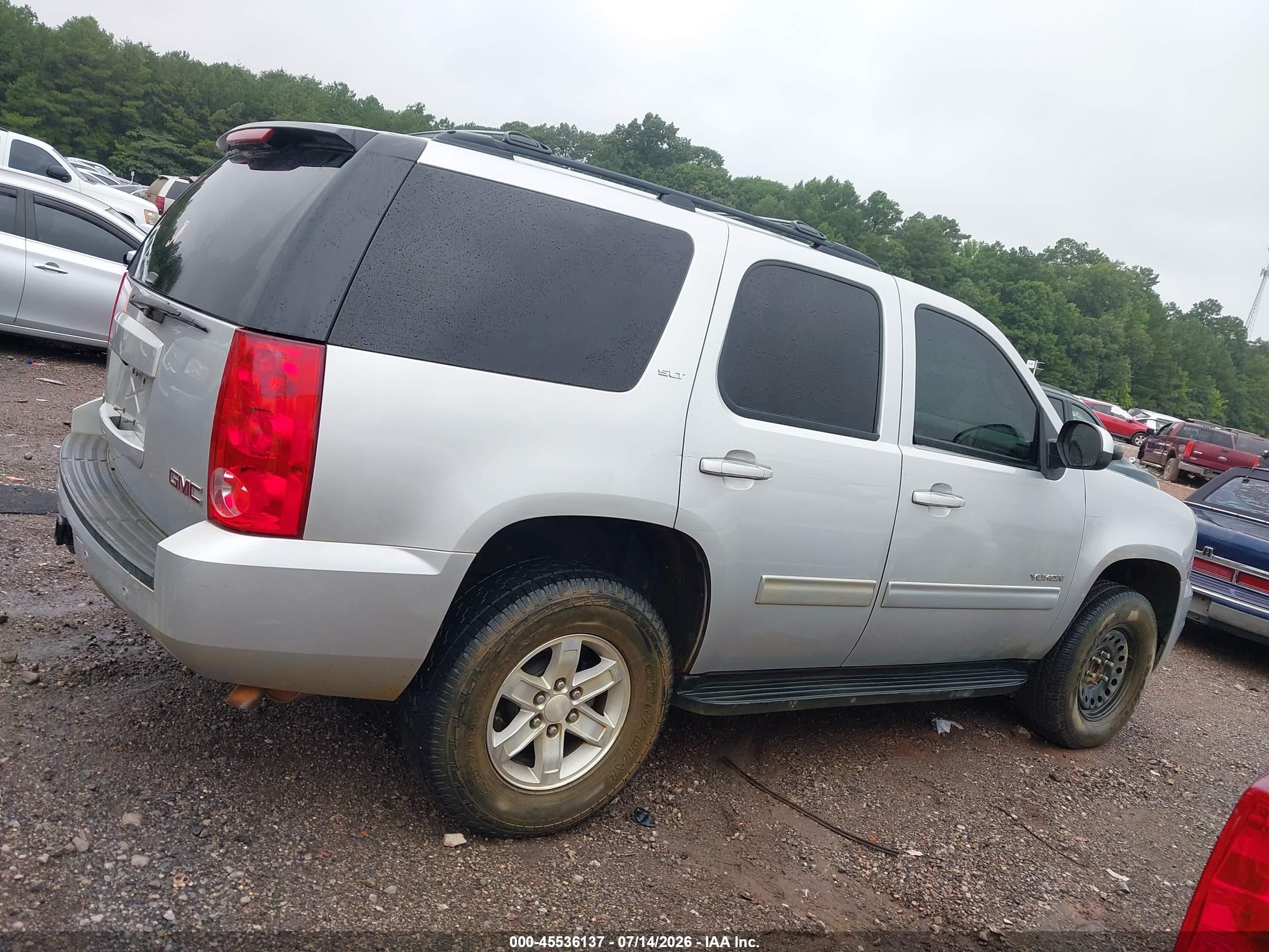 2014 Gmc Yukon Slt Gray vin: 1GKS1CE0XER232175