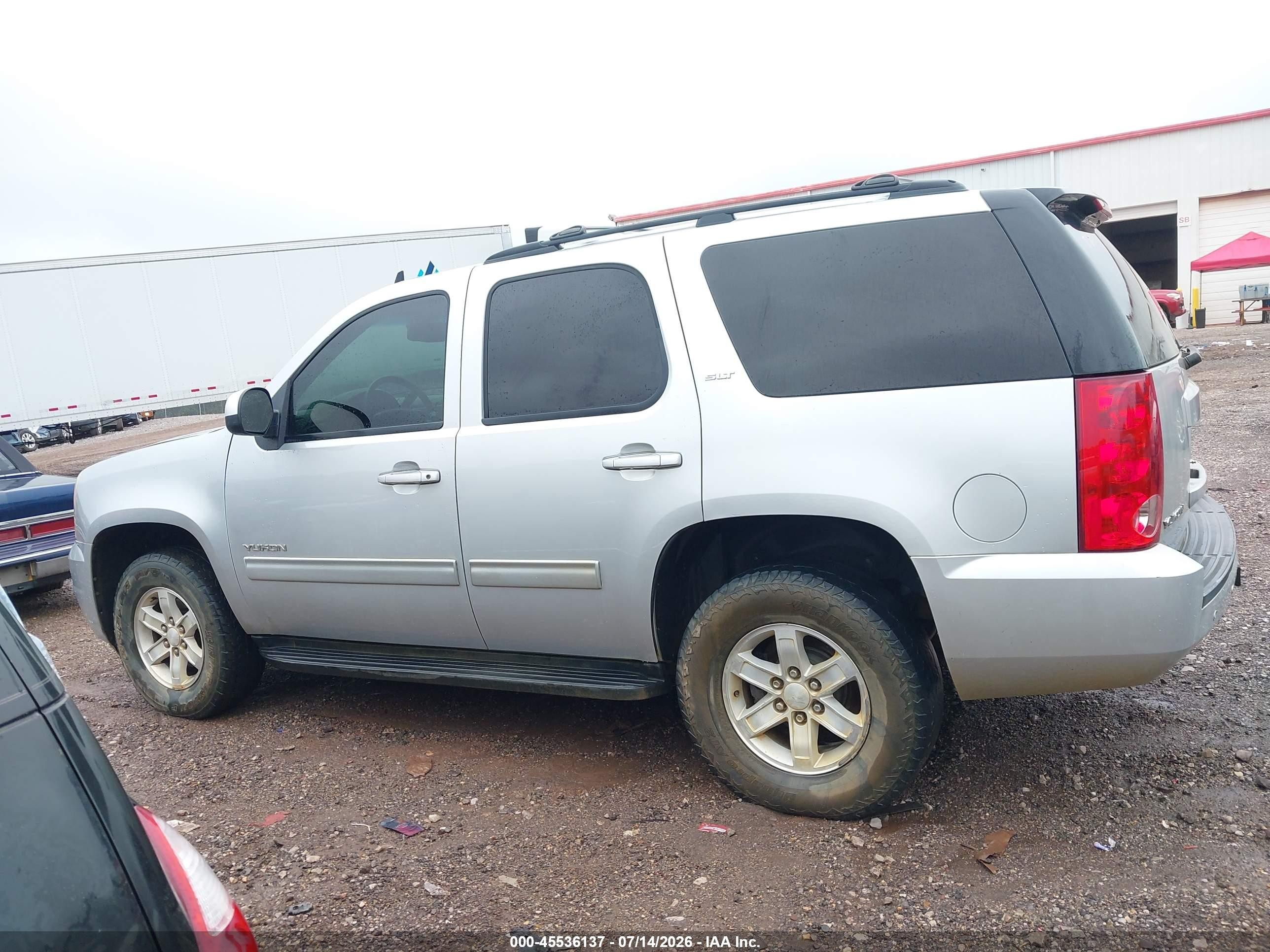 2014 Gmc Yukon Slt Gray vin: 1GKS1CE0XER232175