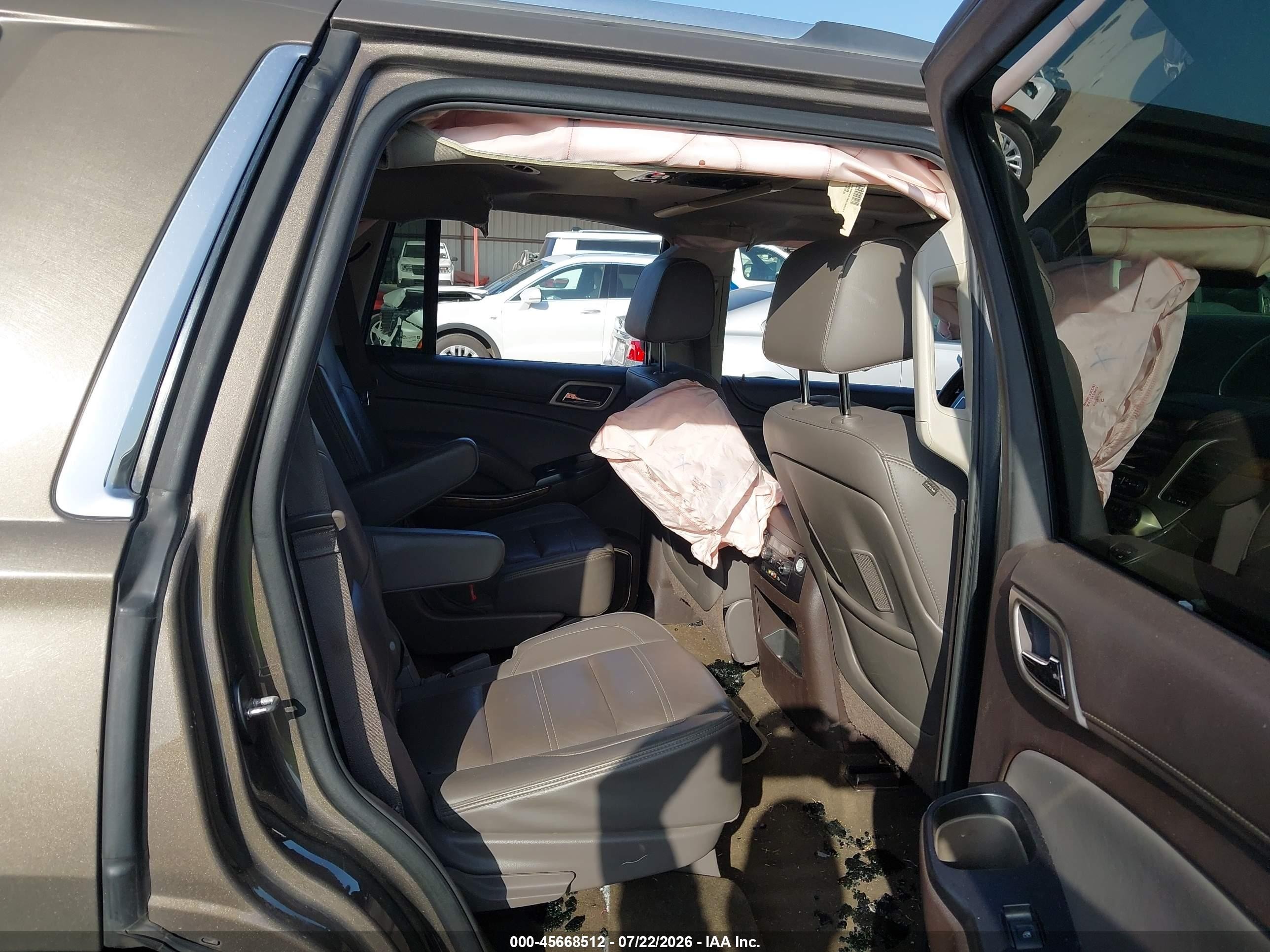 2015 Gmc Yukon Denali Brown vin: 1GKS1CKJ1FR590652