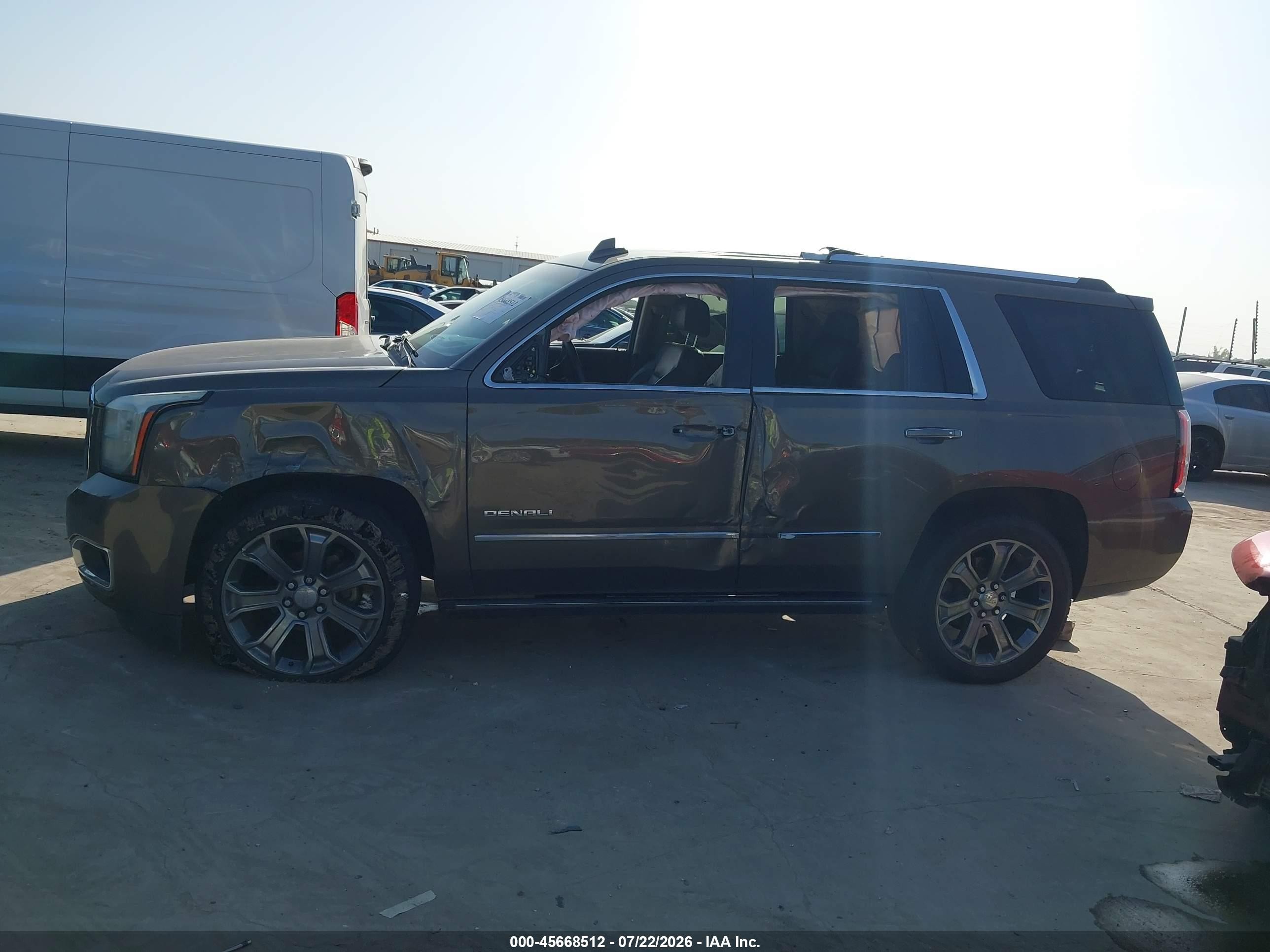 2015 Gmc Yukon Denali Brown vin: 1GKS1CKJ1FR590652