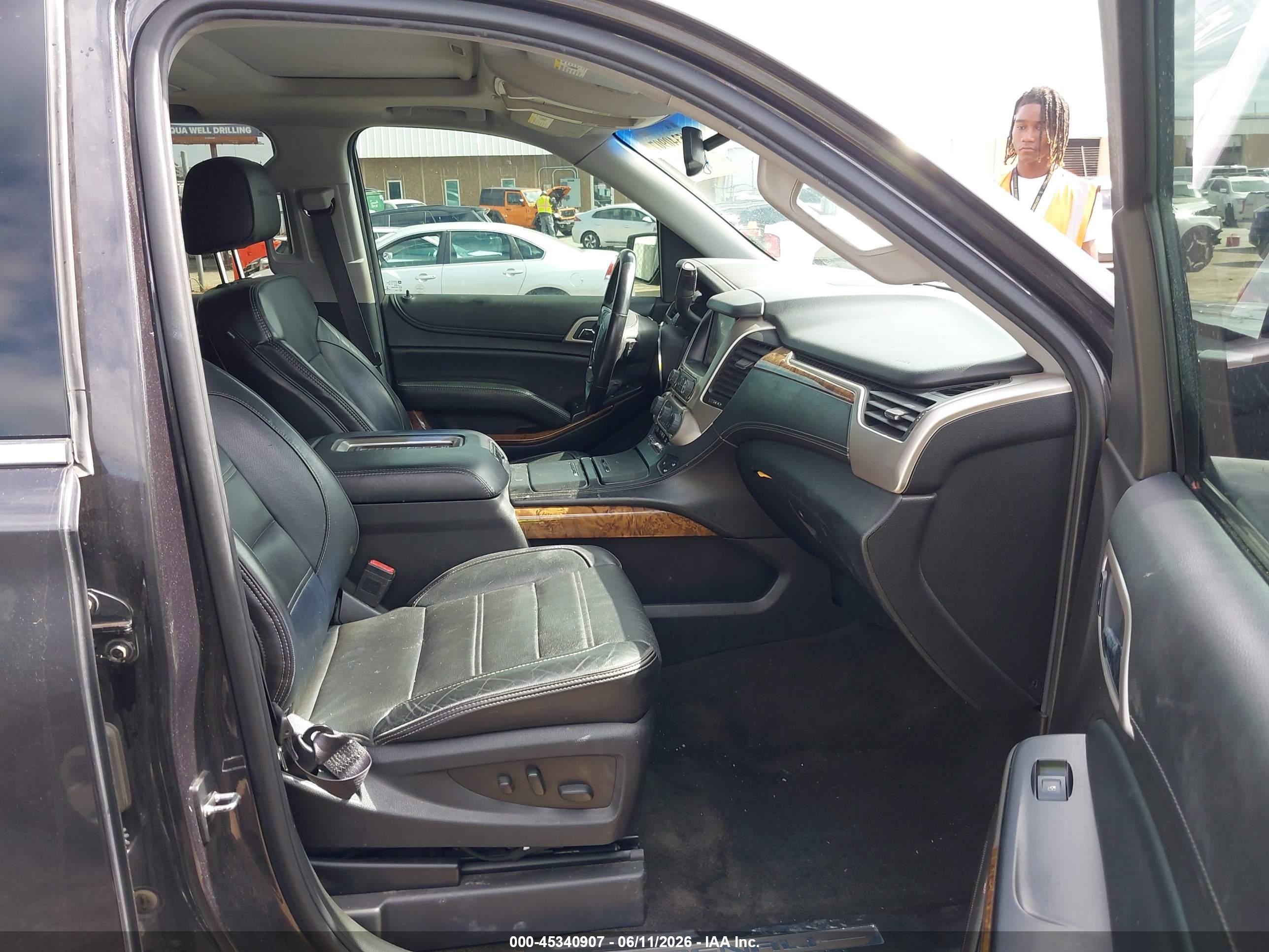 2015 Gmc Yukon Denali Black vin: 1GKS1CKJ2FR711124