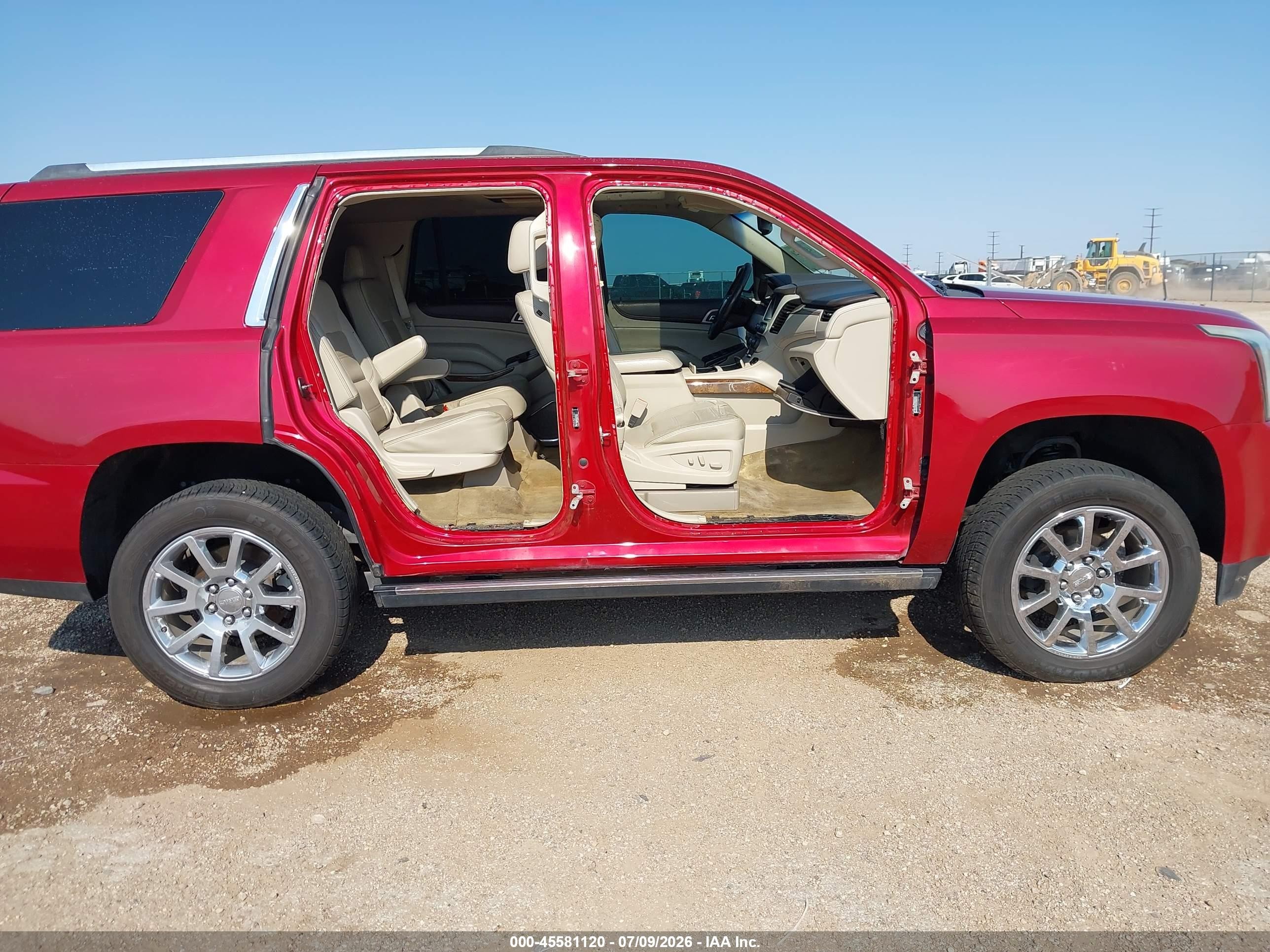 2015 Gmc Yukon Denali Красный vin: 1GKS1CKJ3FR137004