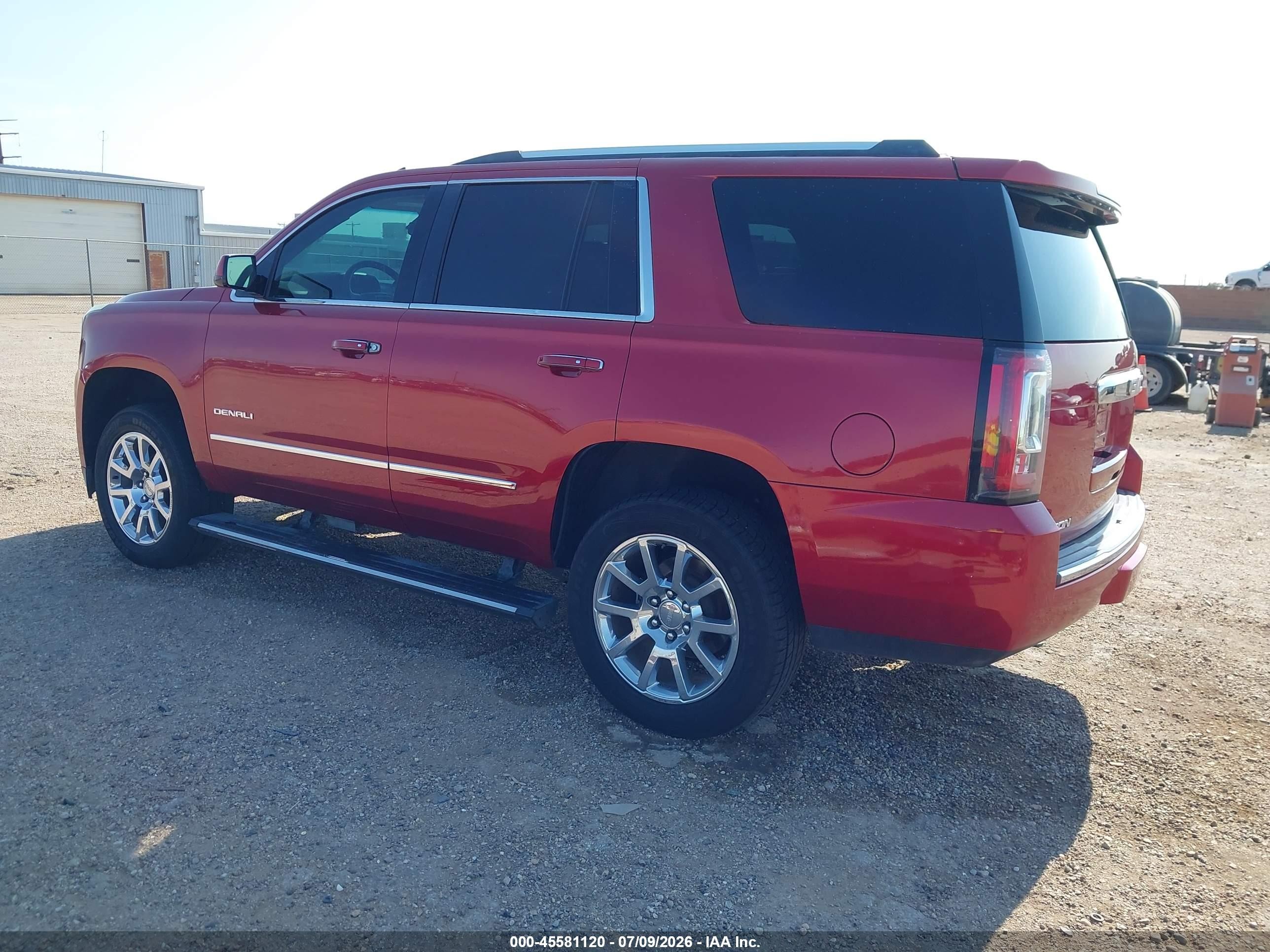 2015 Gmc Yukon Denali Красный vin: 1GKS1CKJ3FR137004