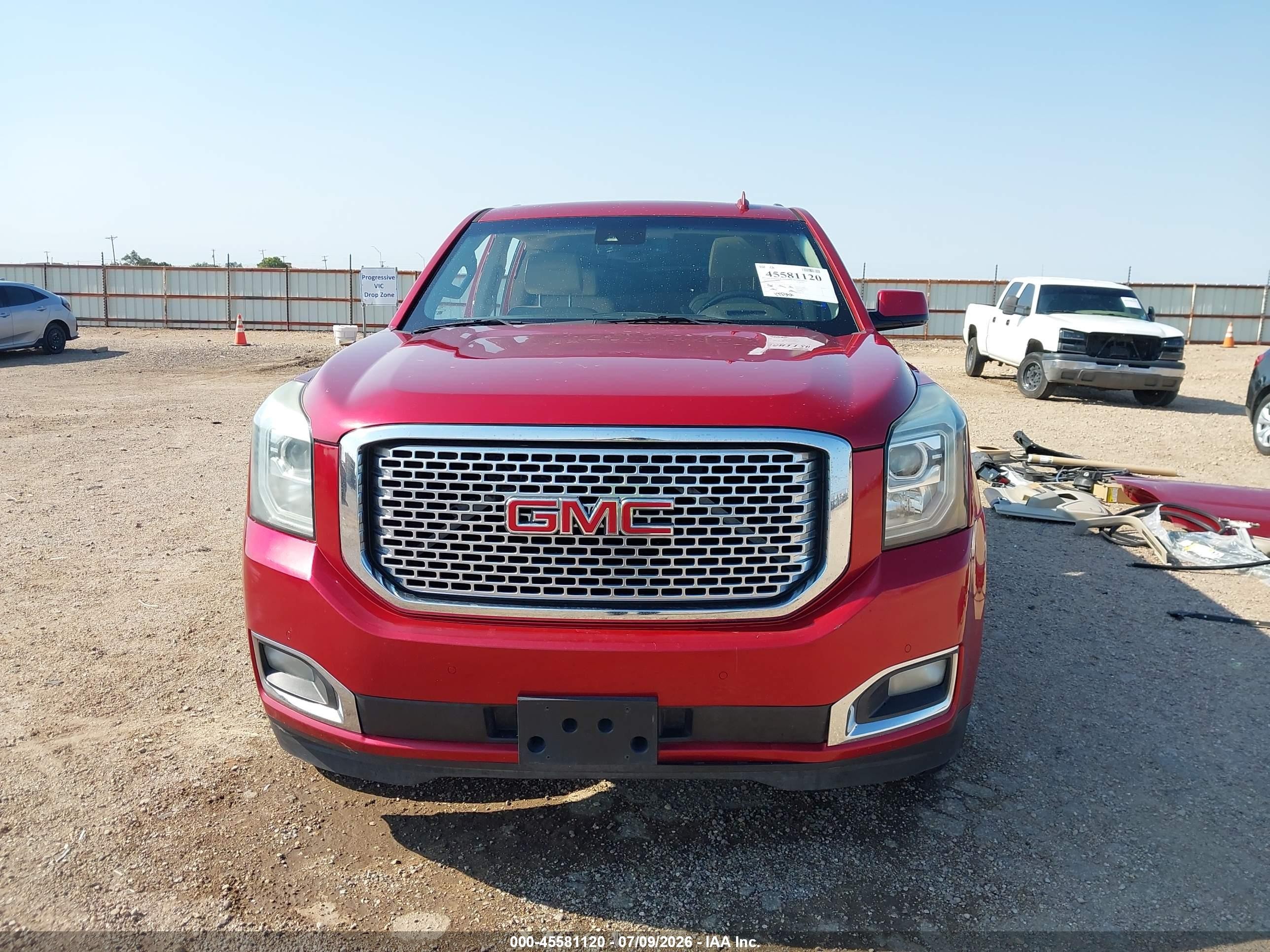 2015 Gmc Yukon Denali Красный vin: 1GKS1CKJ3FR137004