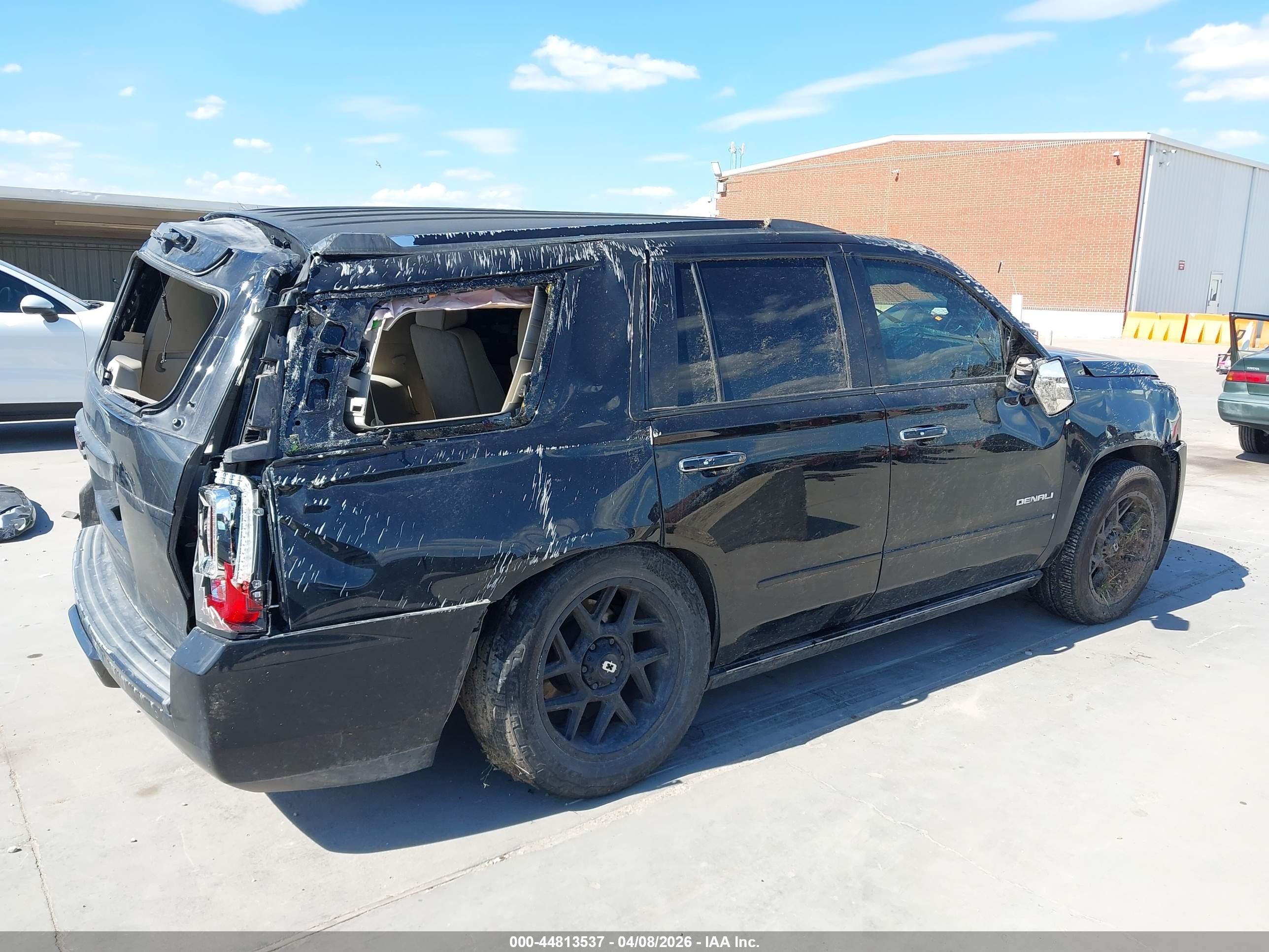 2015 Gmc Yukon Denali Black vin: 1GKS1CKJ3FR142834