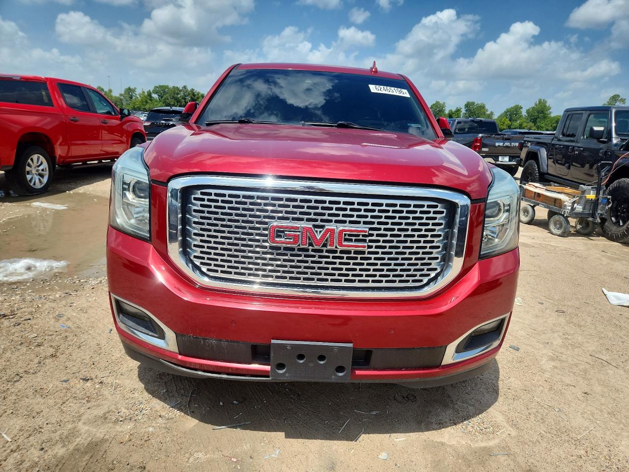 2015 Gmc Yukon Denali Red vin: 1GKS1CKJ3FR585503