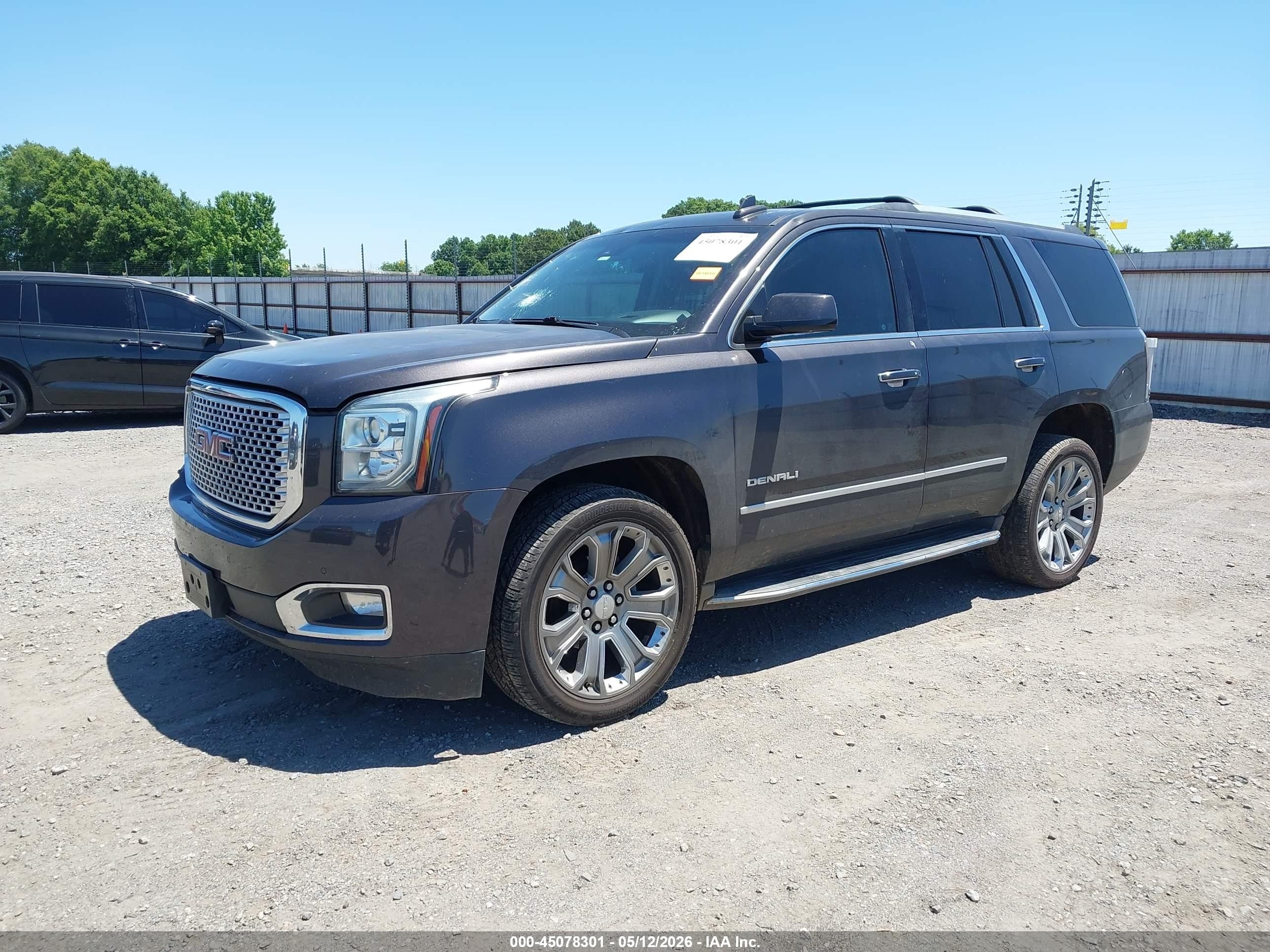 2015 Gmc Yukon Denali Gray vin: 1GKS1CKJ4FR673301