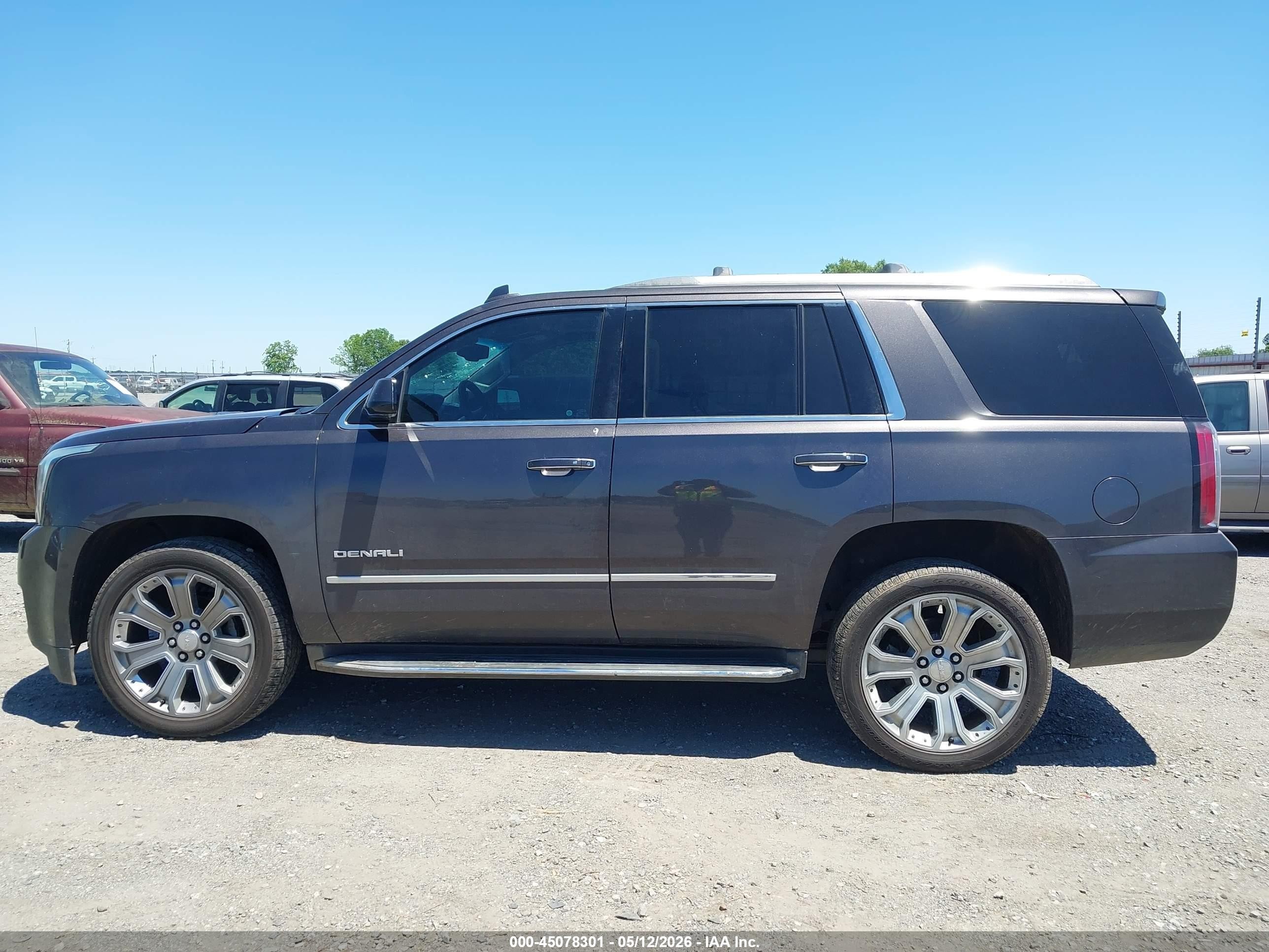 2015 Gmc Yukon Denali Gray vin: 1GKS1CKJ4FR673301