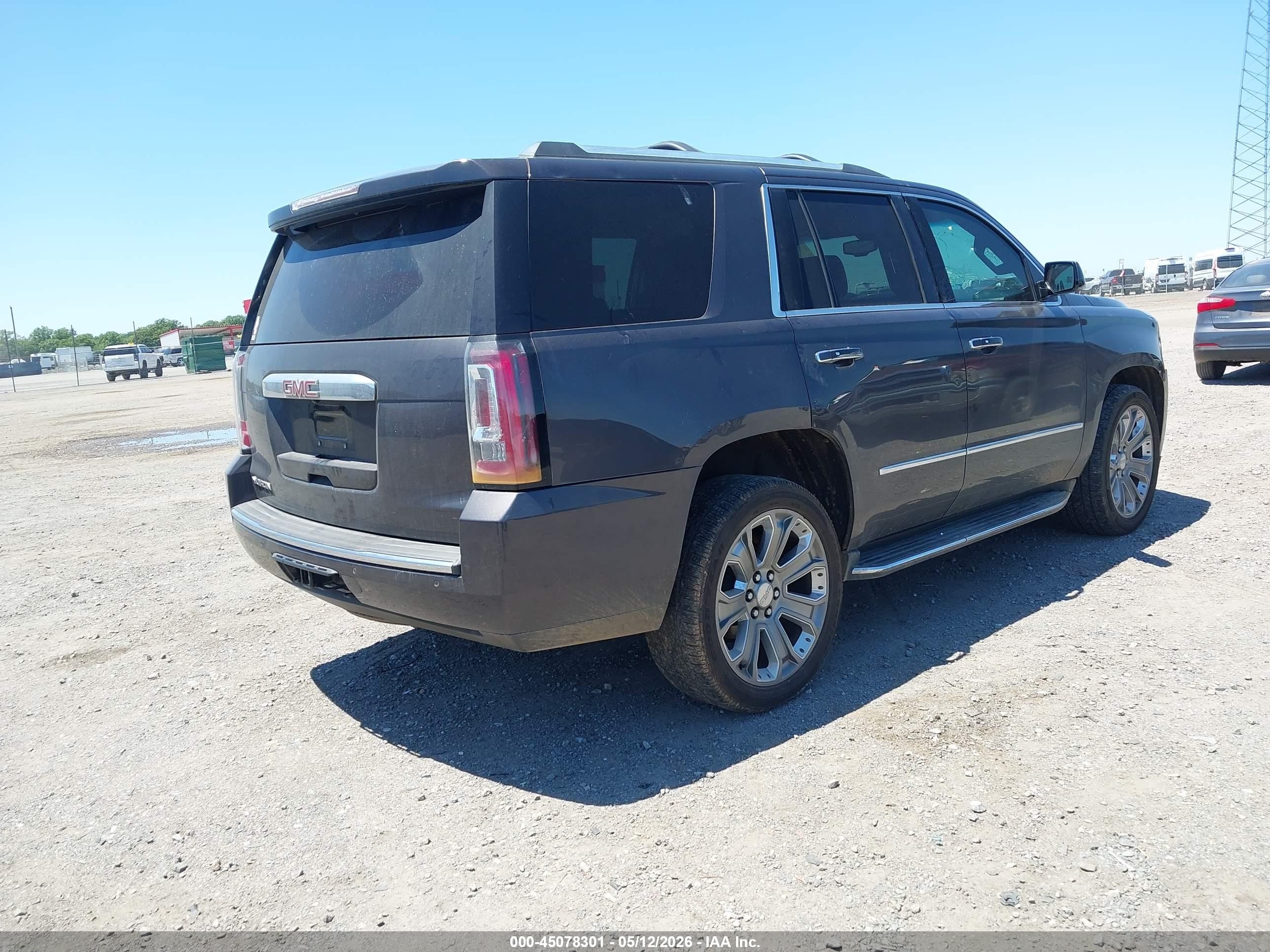 2015 Gmc Yukon Denali Gray vin: 1GKS1CKJ4FR673301