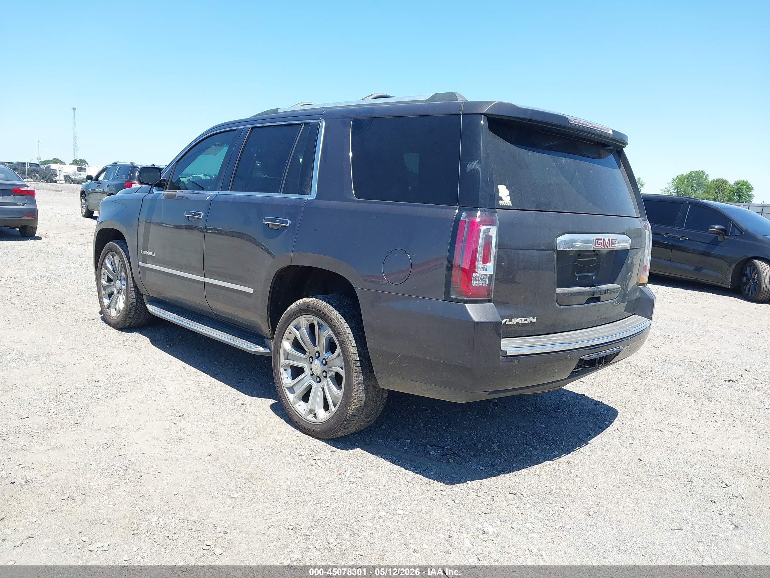 2015 Gmc Yukon Denali Gray vin: 1GKS1CKJ4FR673301