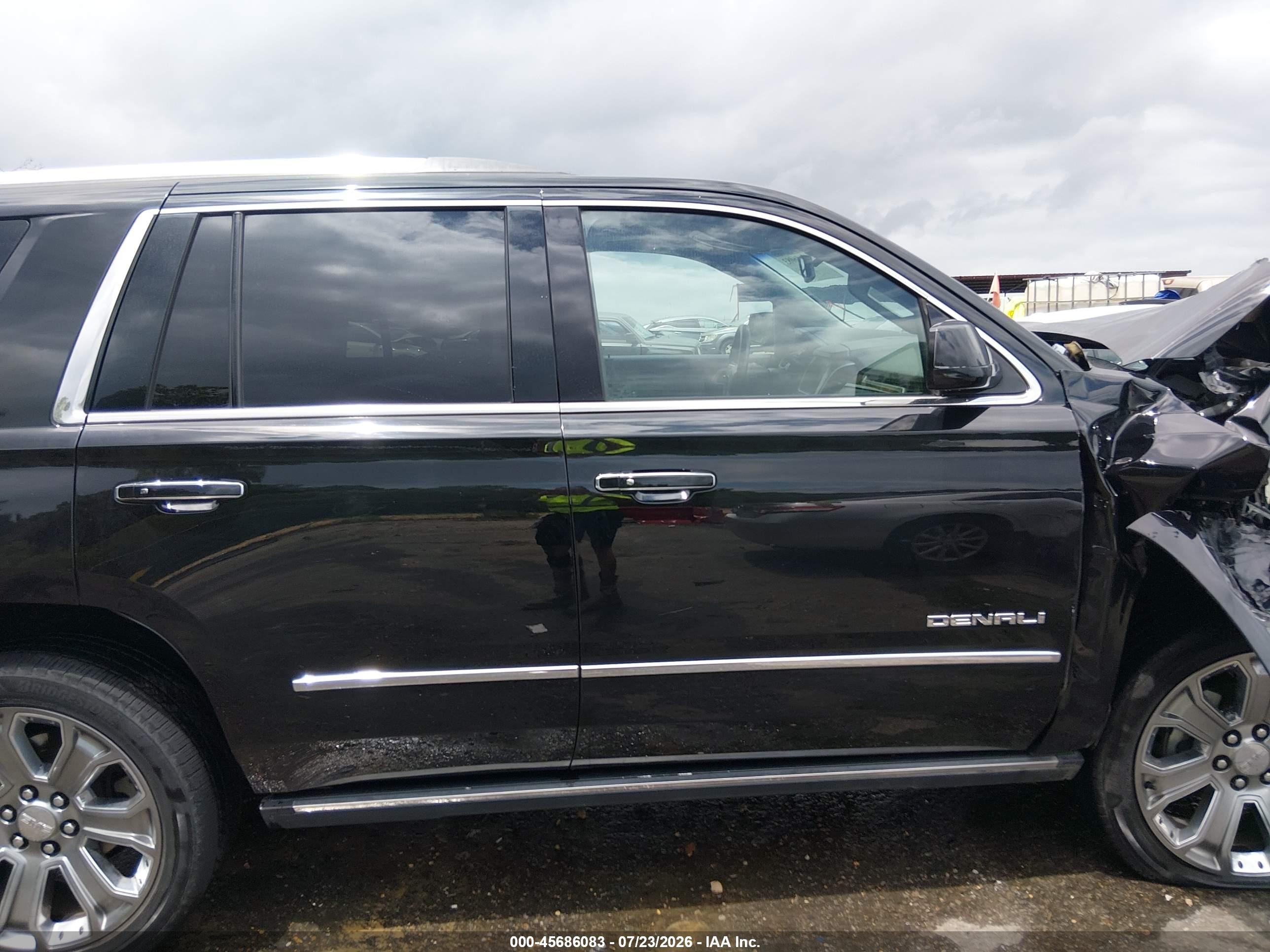 2015 Gmc Yukon Denali Black vin: 1GKS1CKJ6FR608742