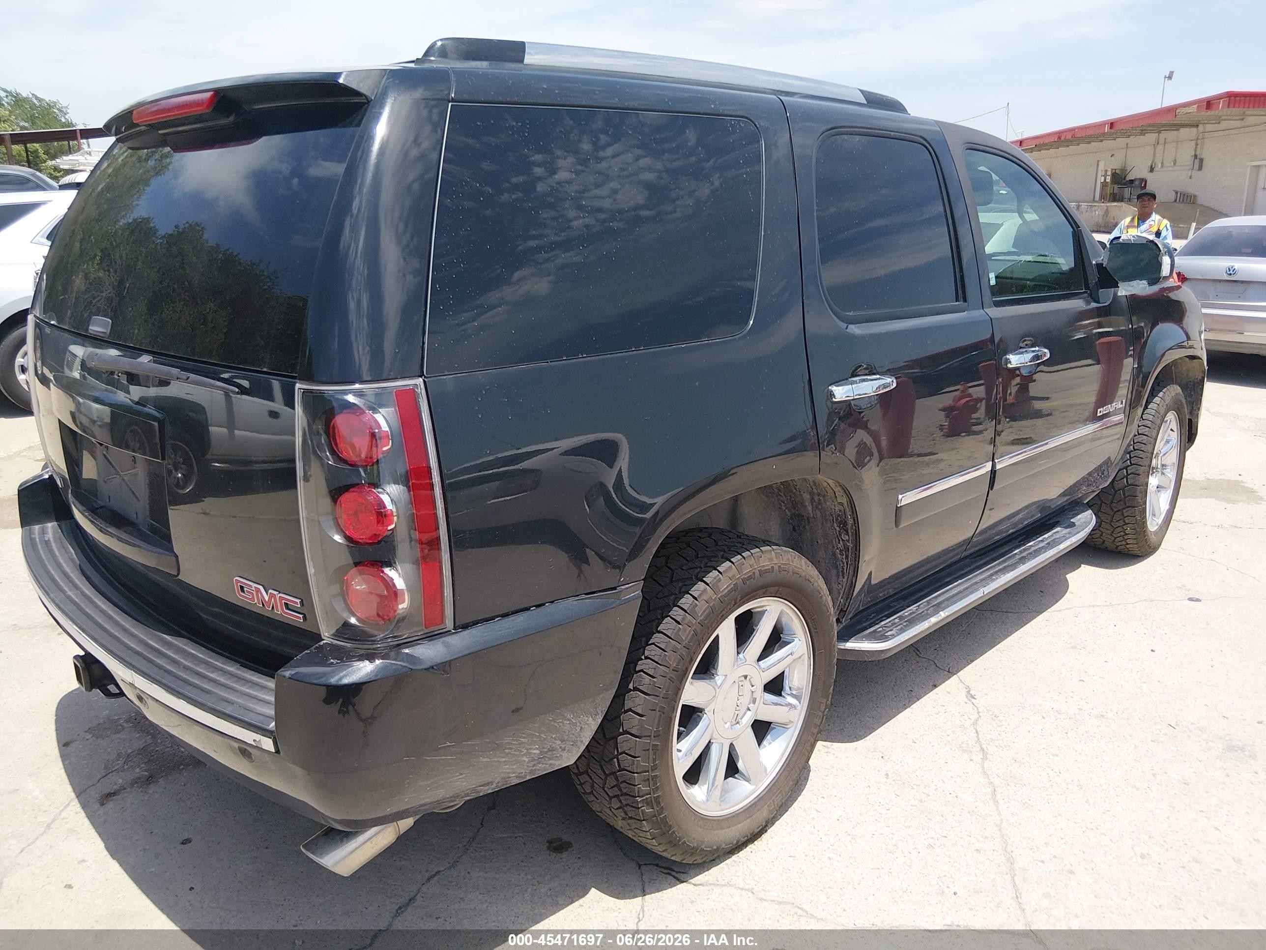 2012 Gmc Yukon Denali Black vin: 1GKS1EEF1CR180898