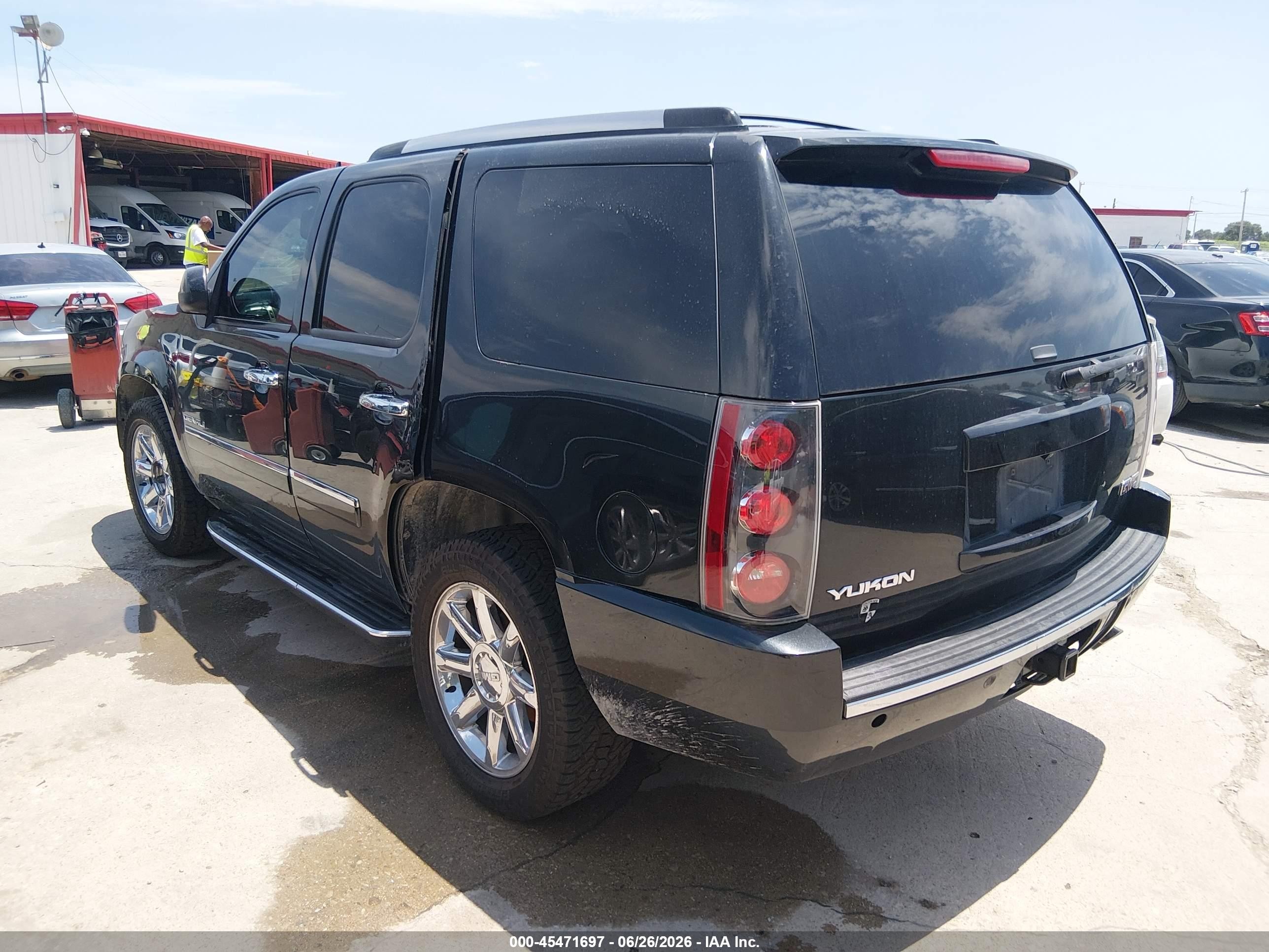 2012 Gmc Yukon Denali Black vin: 1GKS1EEF1CR180898