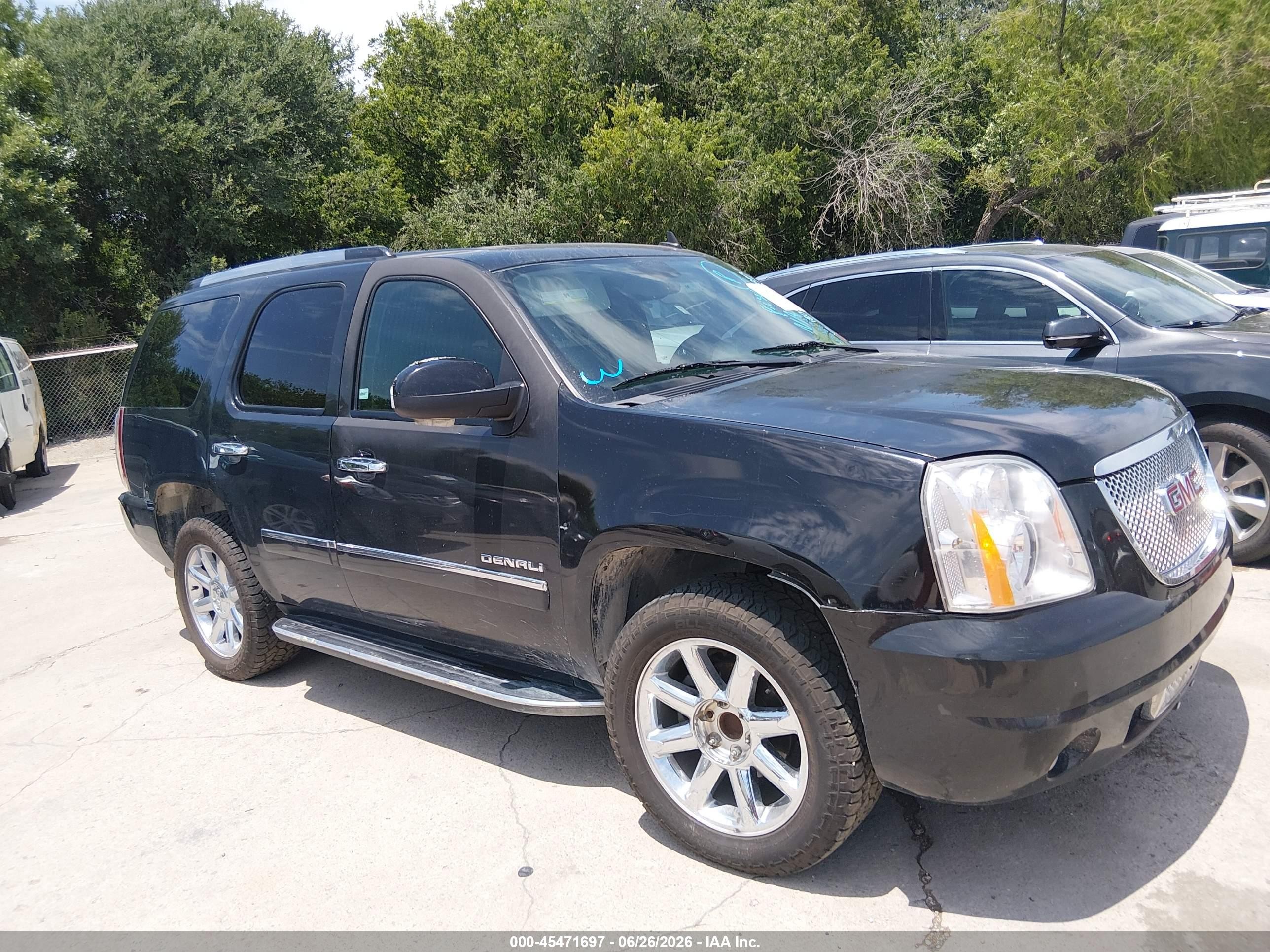 2012 Gmc Yukon Denali Black vin: 1GKS1EEF1CR180898