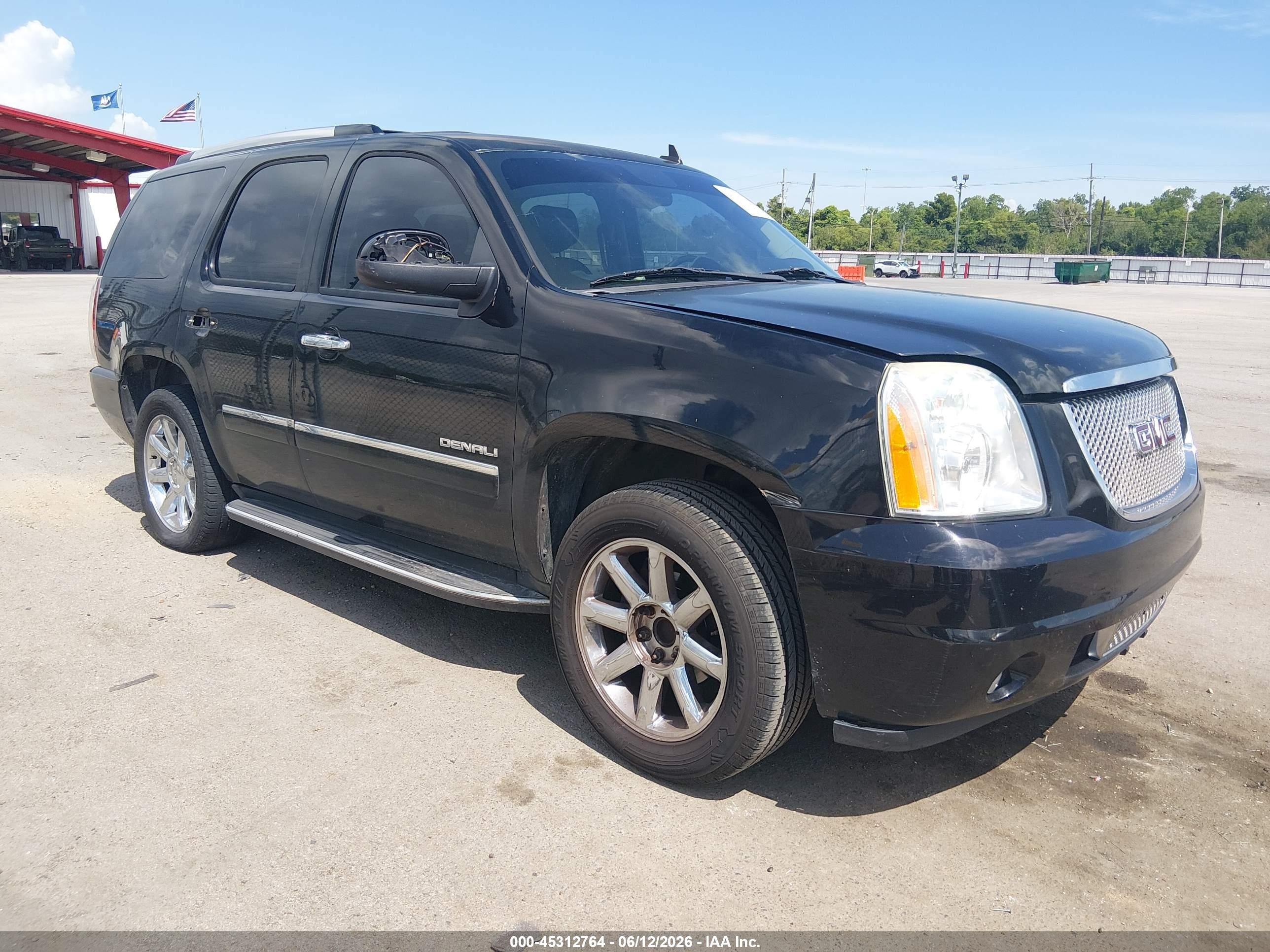 2013 Gmc Yukon Denali Black vin: 1GKS1EEF2DR152173