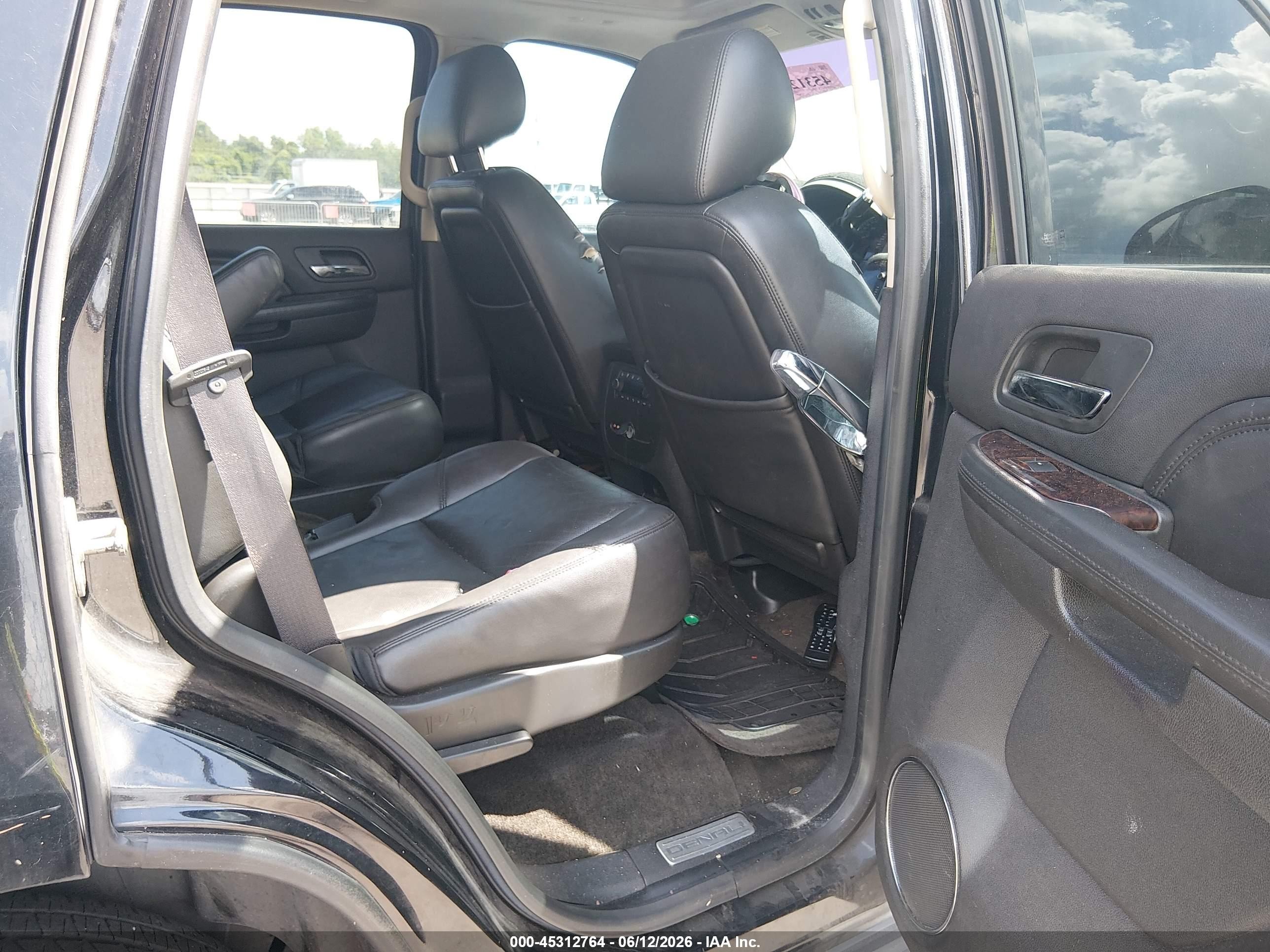 2013 Gmc Yukon Denali Black vin: 1GKS1EEF2DR152173