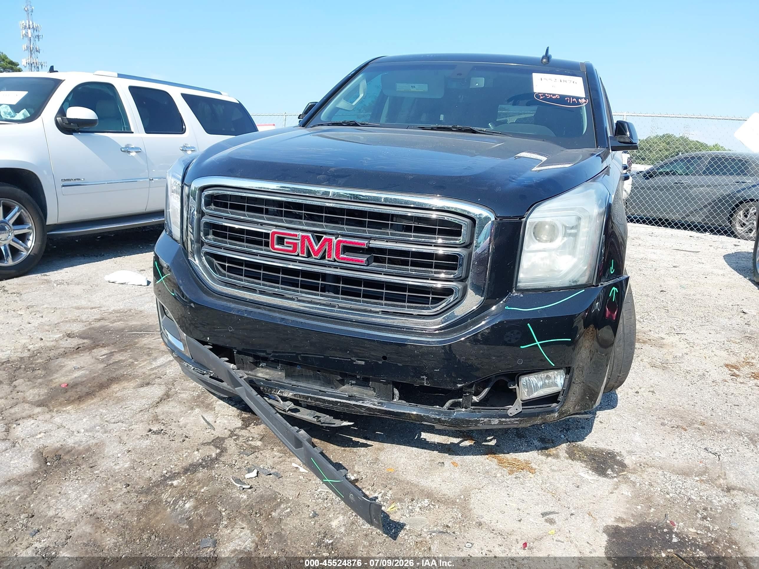2020 Gmc Yukon Xl 2wd Sle Black vin: 1GKS1FKC0LR122975