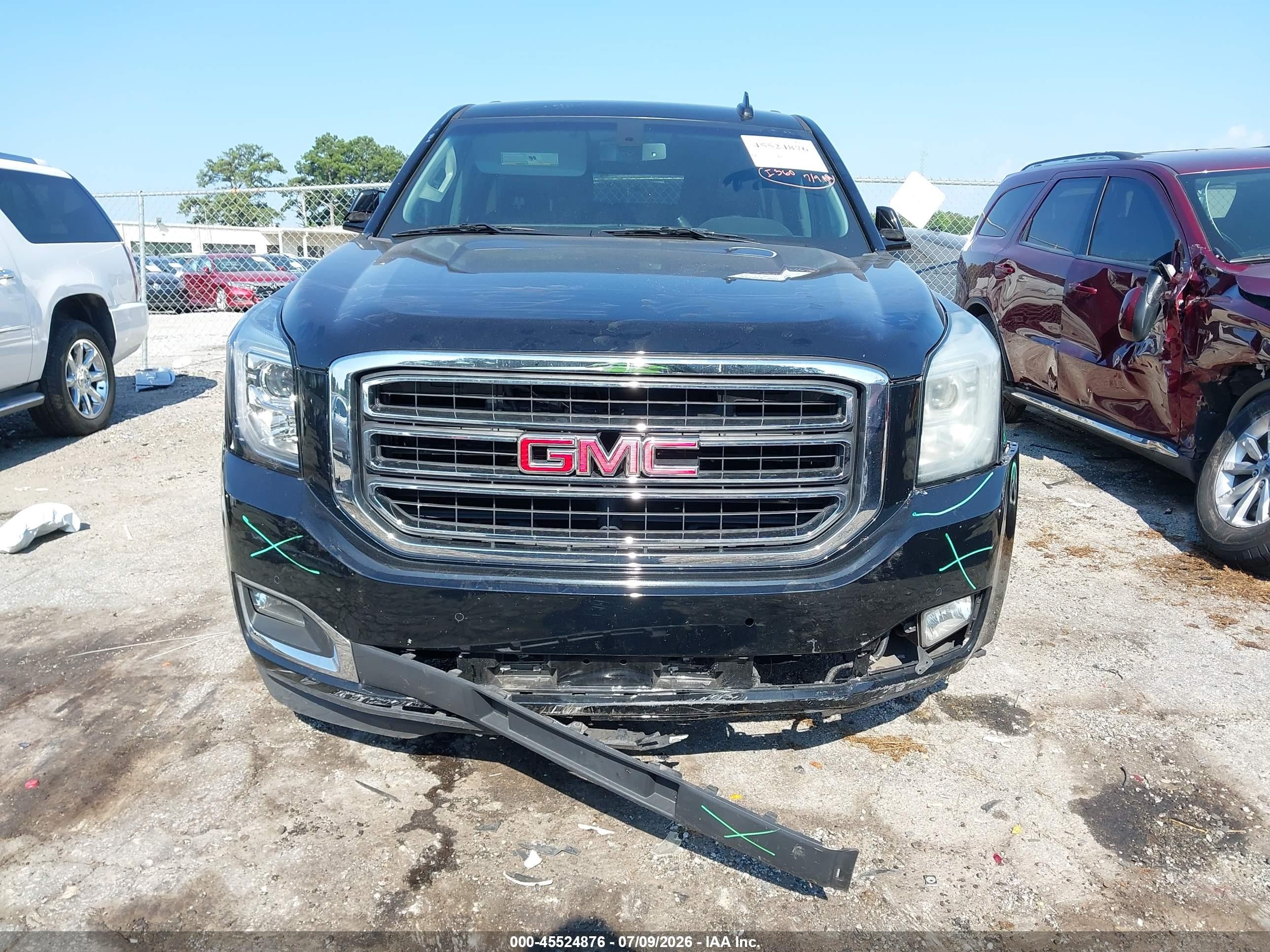 2020 Gmc Yukon Xl 2wd Sle Black vin: 1GKS1FKC0LR122975