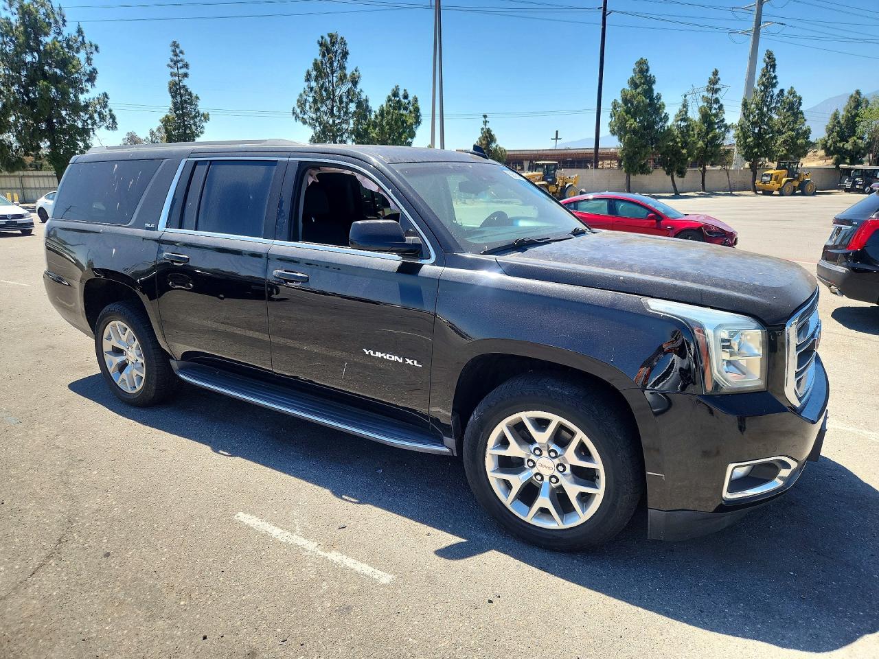2015 Gmc Yukon Xl C1500 Sle Black vin: 1GKS1GKC3FR722464