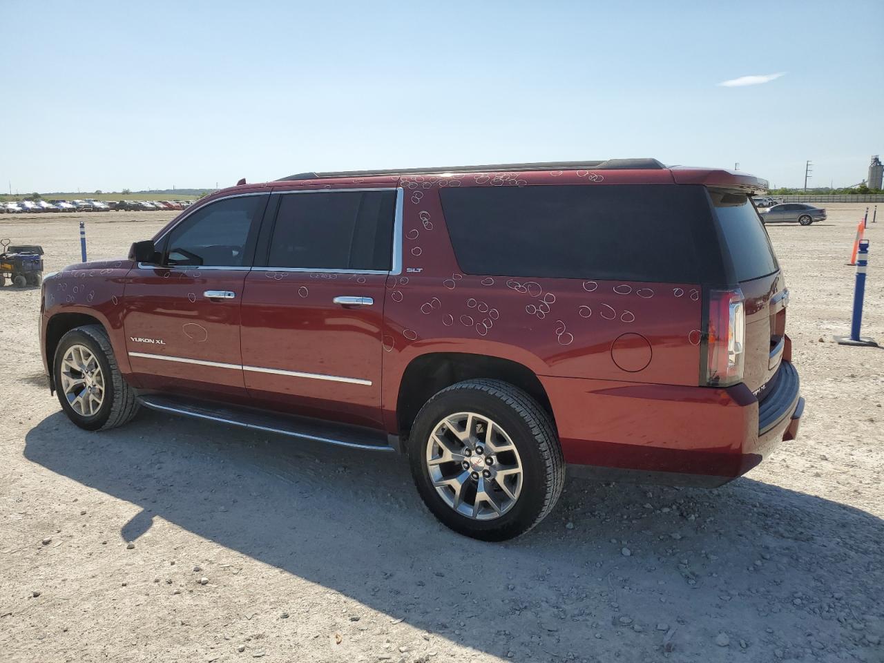 2016 Gmc Yukon Xl C1500 Slt Темно-бордовый vin: 1GKS1GKC7GR176754