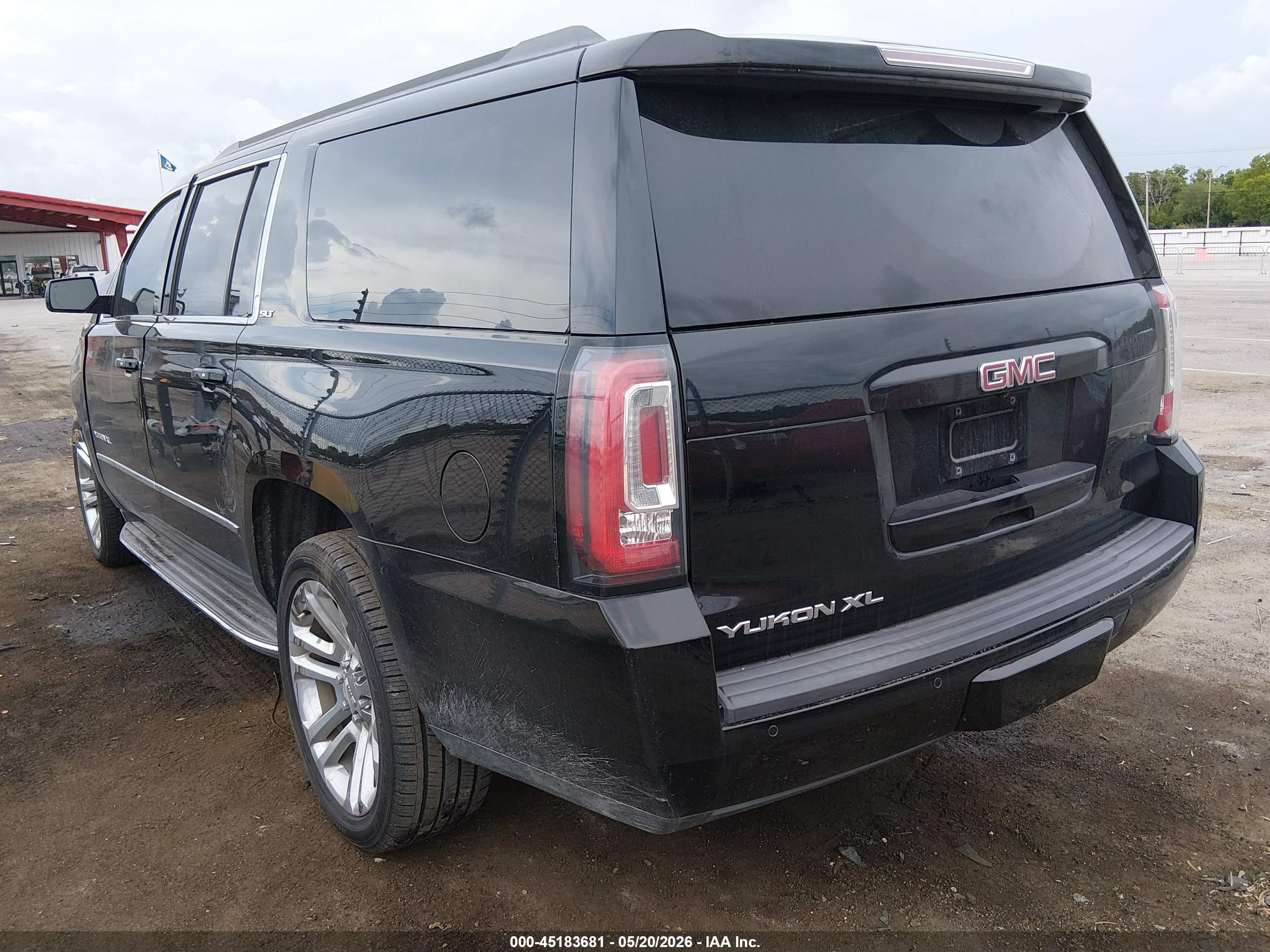 2018 Gmc Yukon Xl Slt Black vin: 1GKS1GKC7JR223319
