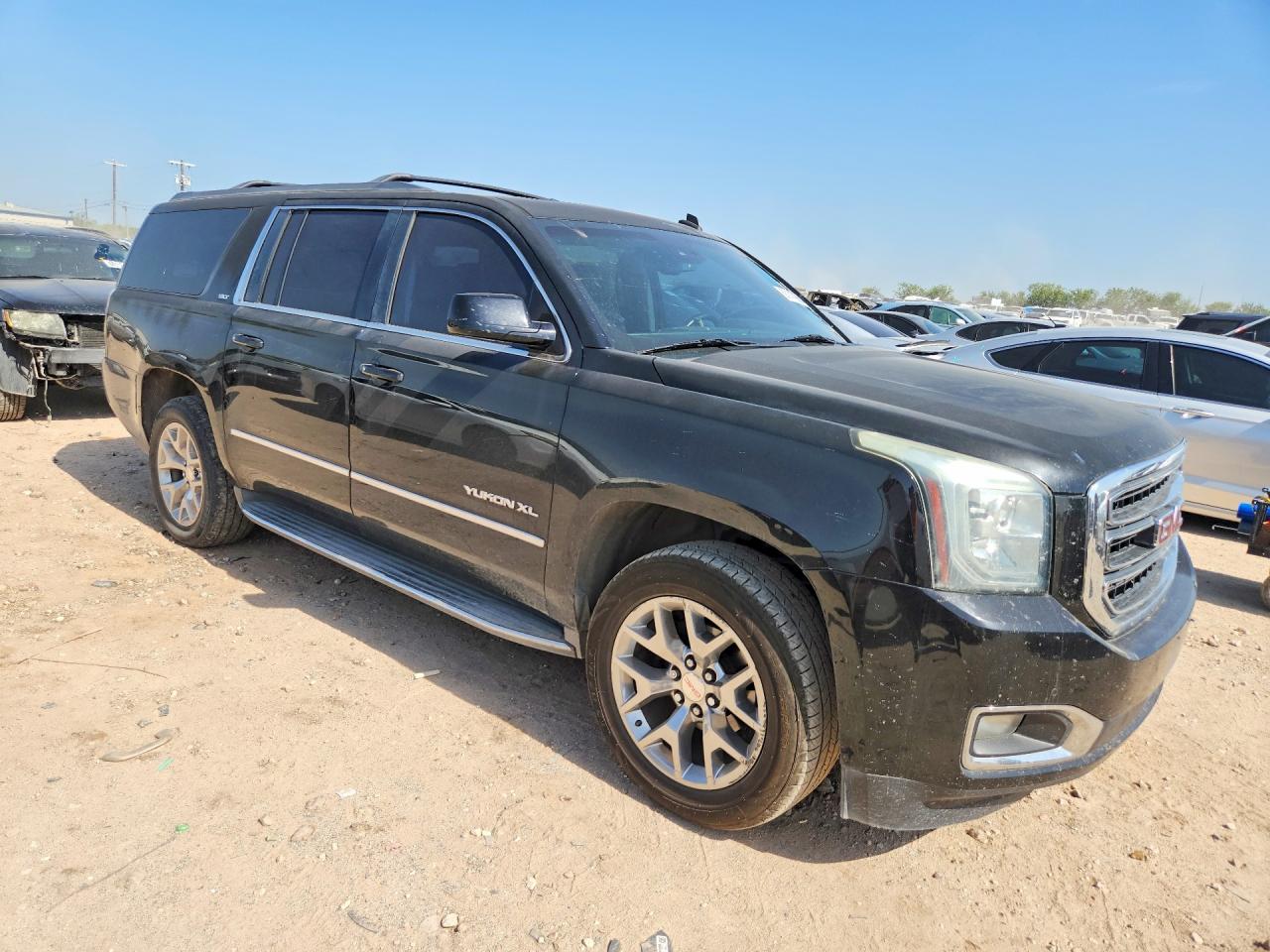 2015 Gmc Yukon Xl C1500 Slt Black vin: 1GKS1HKC1FR194428