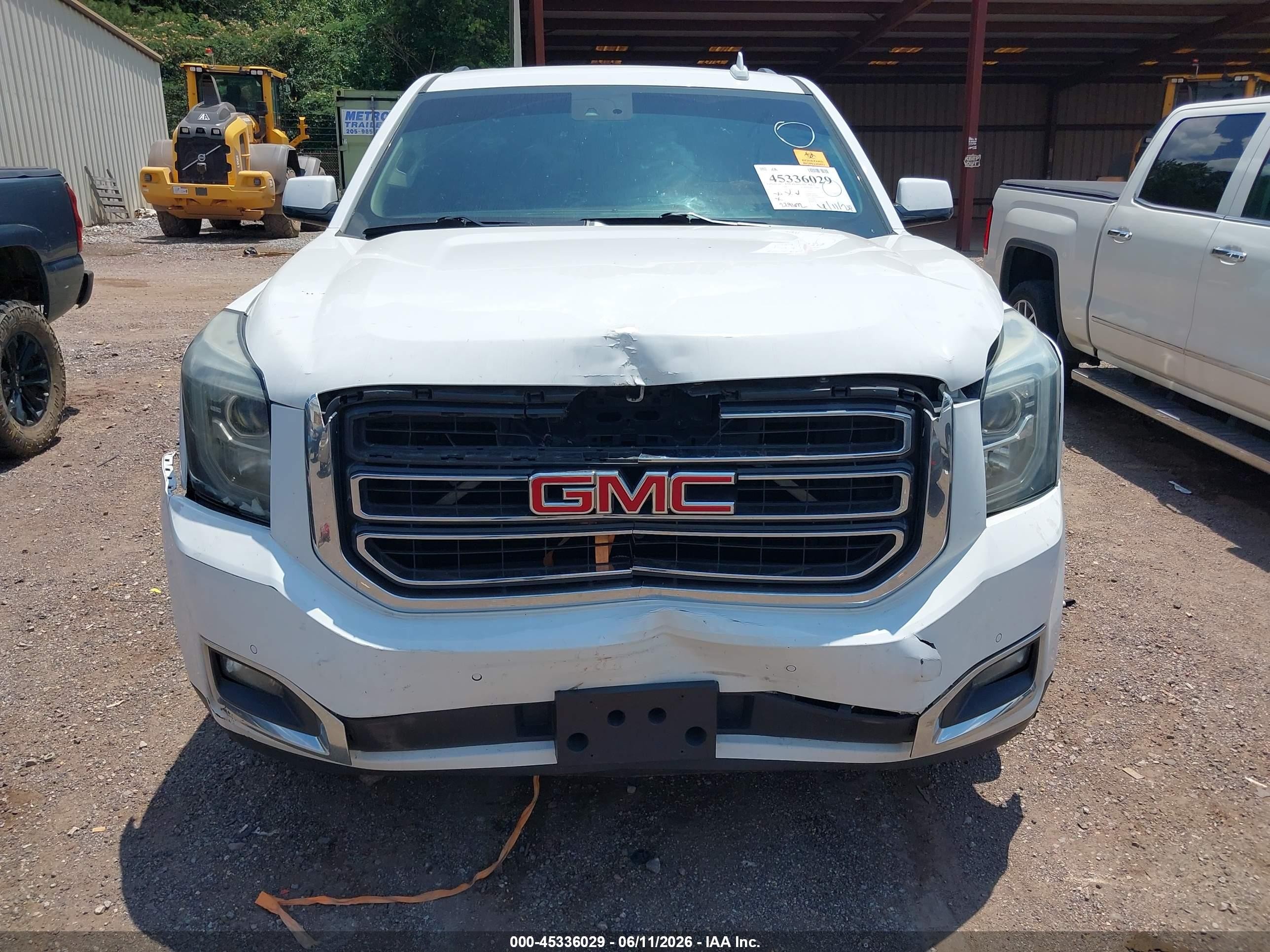2015 Gmc Yukon Xl 1500 Slt White vin: 1GKS1HKC1FR510068