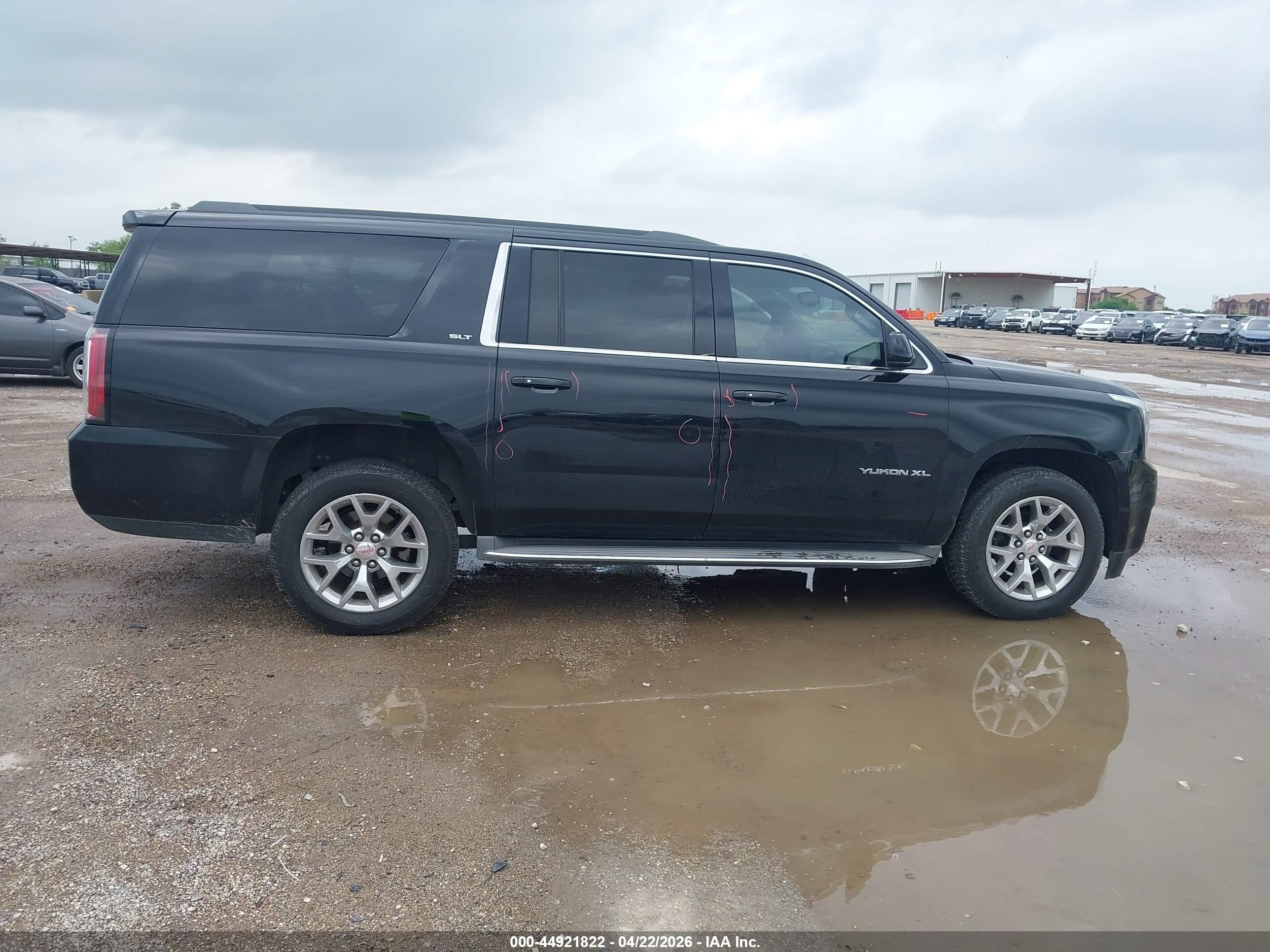 2015 Gmc Yukon Xl 1500 Slt Black vin: 1GKS1HKC4FR128262