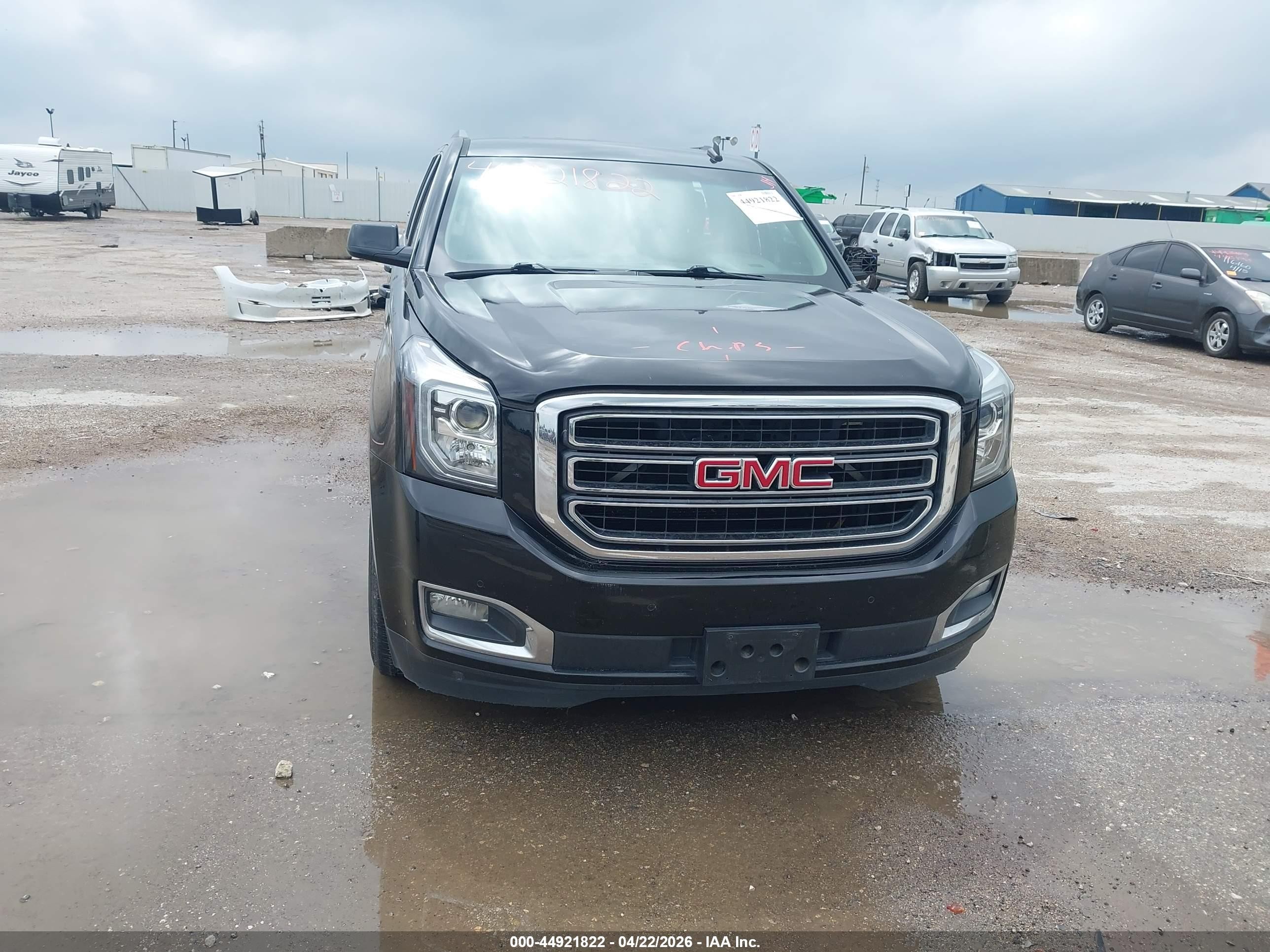 2015 Gmc Yukon Xl 1500 Slt Black vin: 1GKS1HKC4FR128262