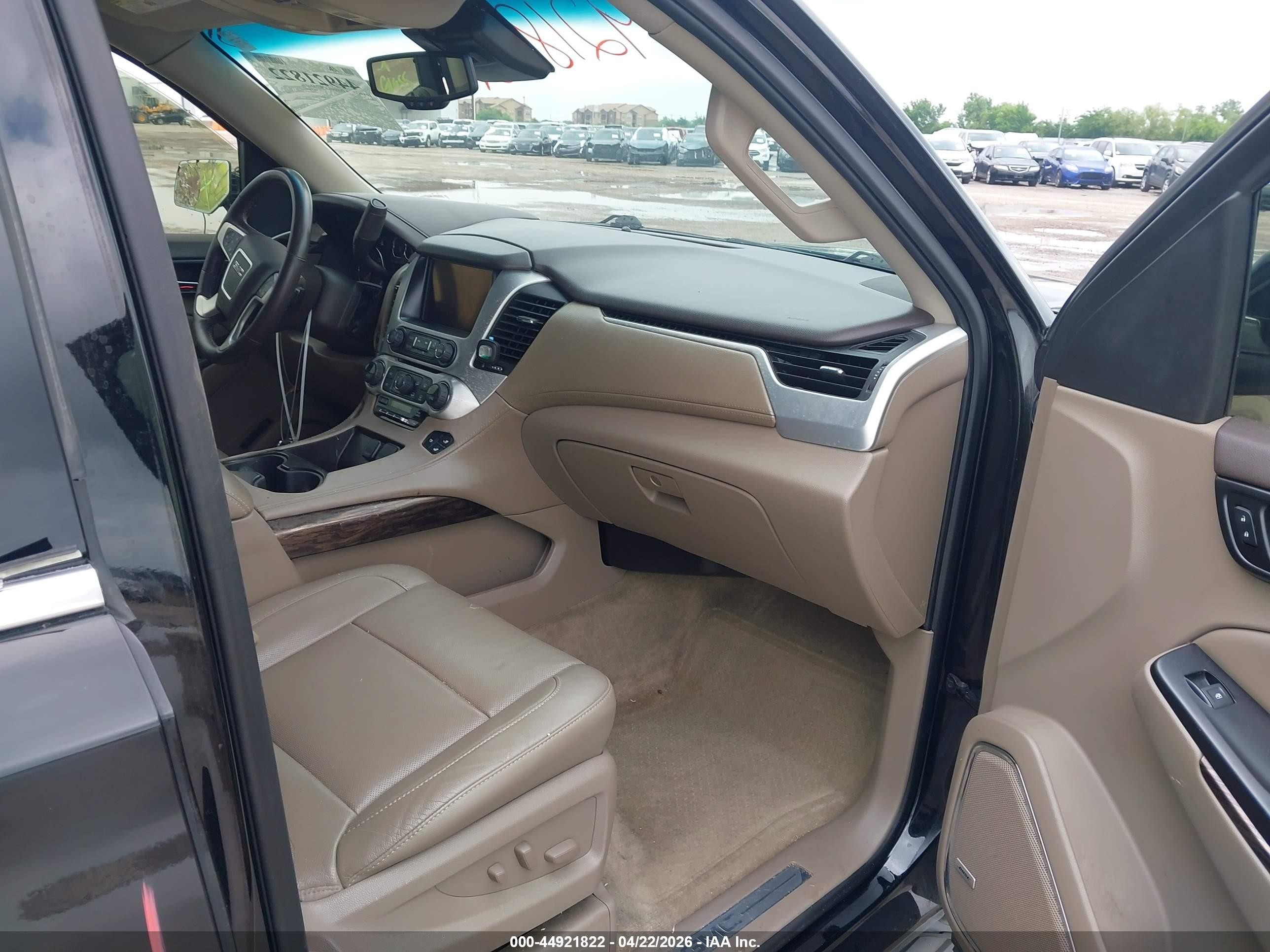 2015 Gmc Yukon Xl 1500 Slt Black vin: 1GKS1HKC4FR128262