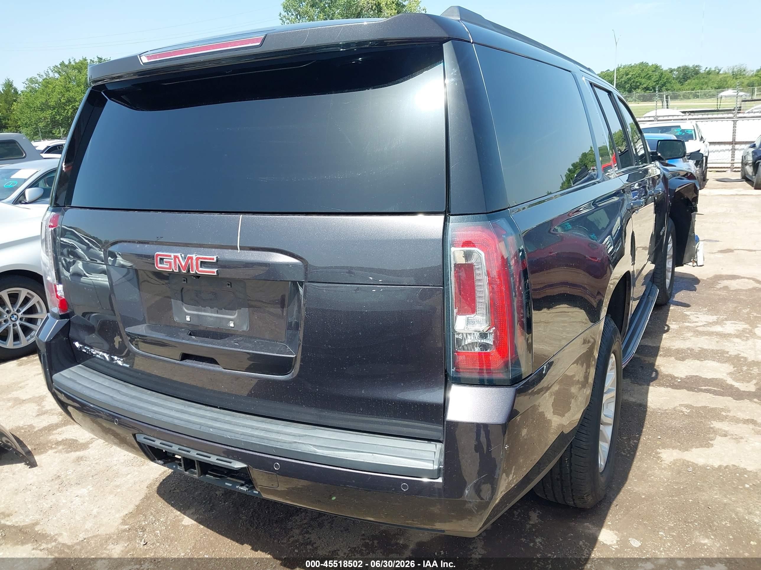 2015 Gmc Yukon Xl 1500 Slt Gray vin: 1GKS1HKC7FR648570