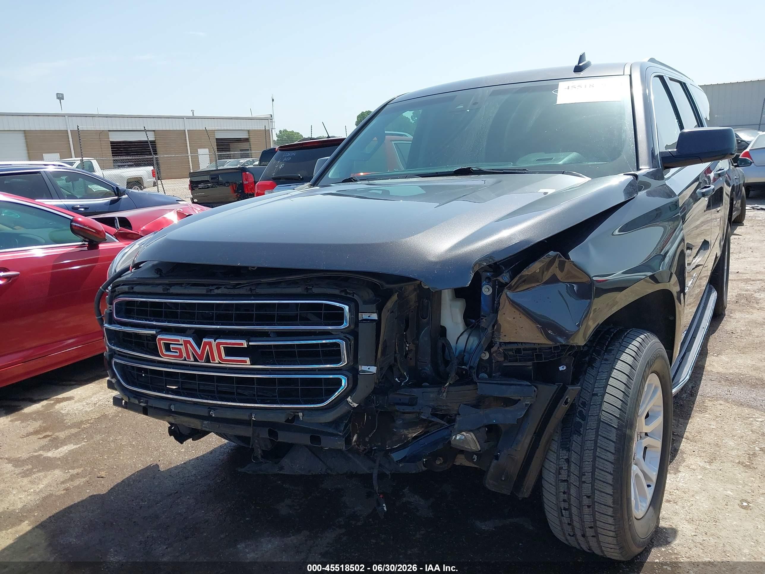 2015 Gmc Yukon Xl 1500 Slt Gray vin: 1GKS1HKC7FR648570