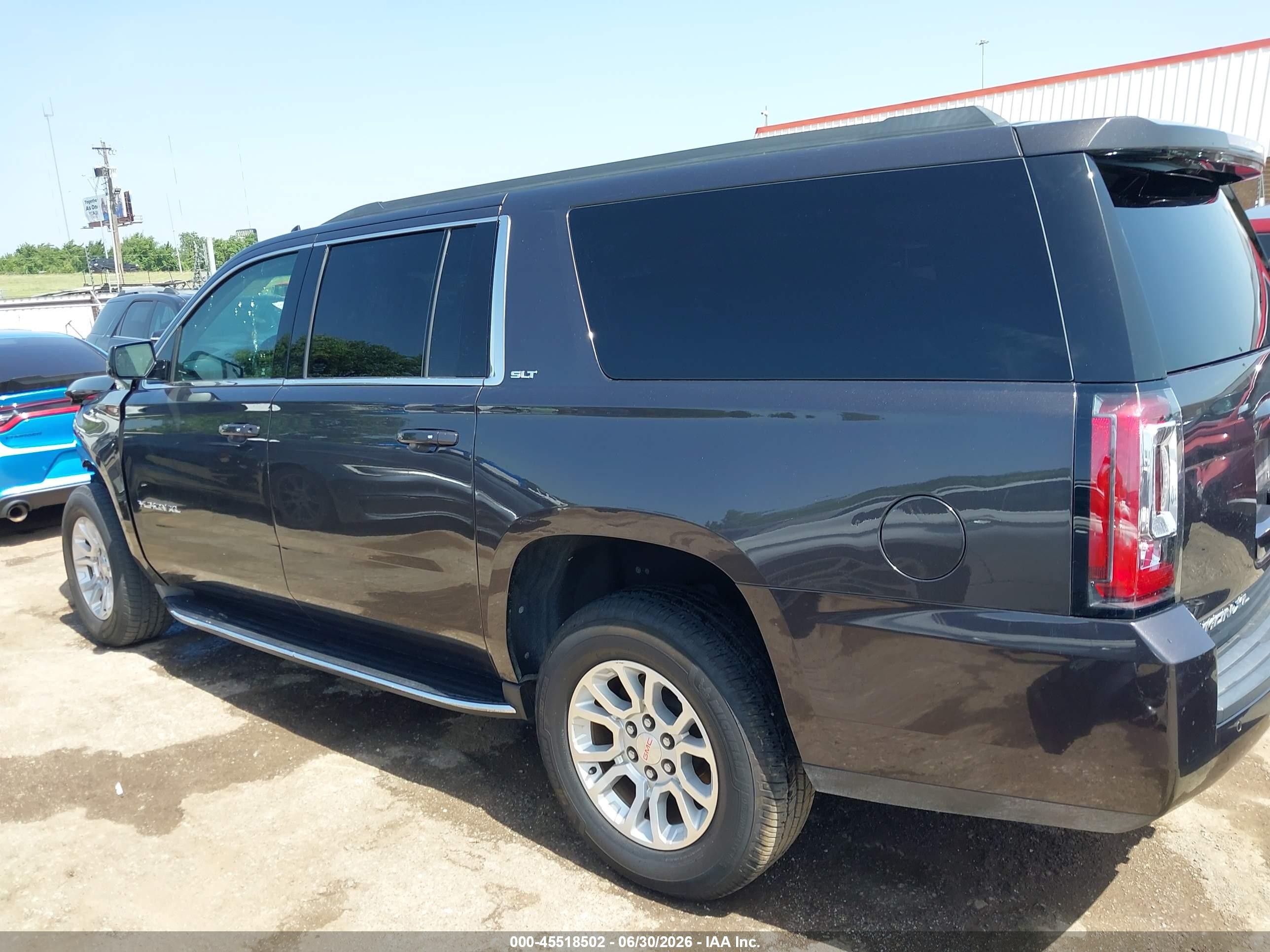 2015 Gmc Yukon Xl 1500 Slt Gray vin: 1GKS1HKC7FR648570