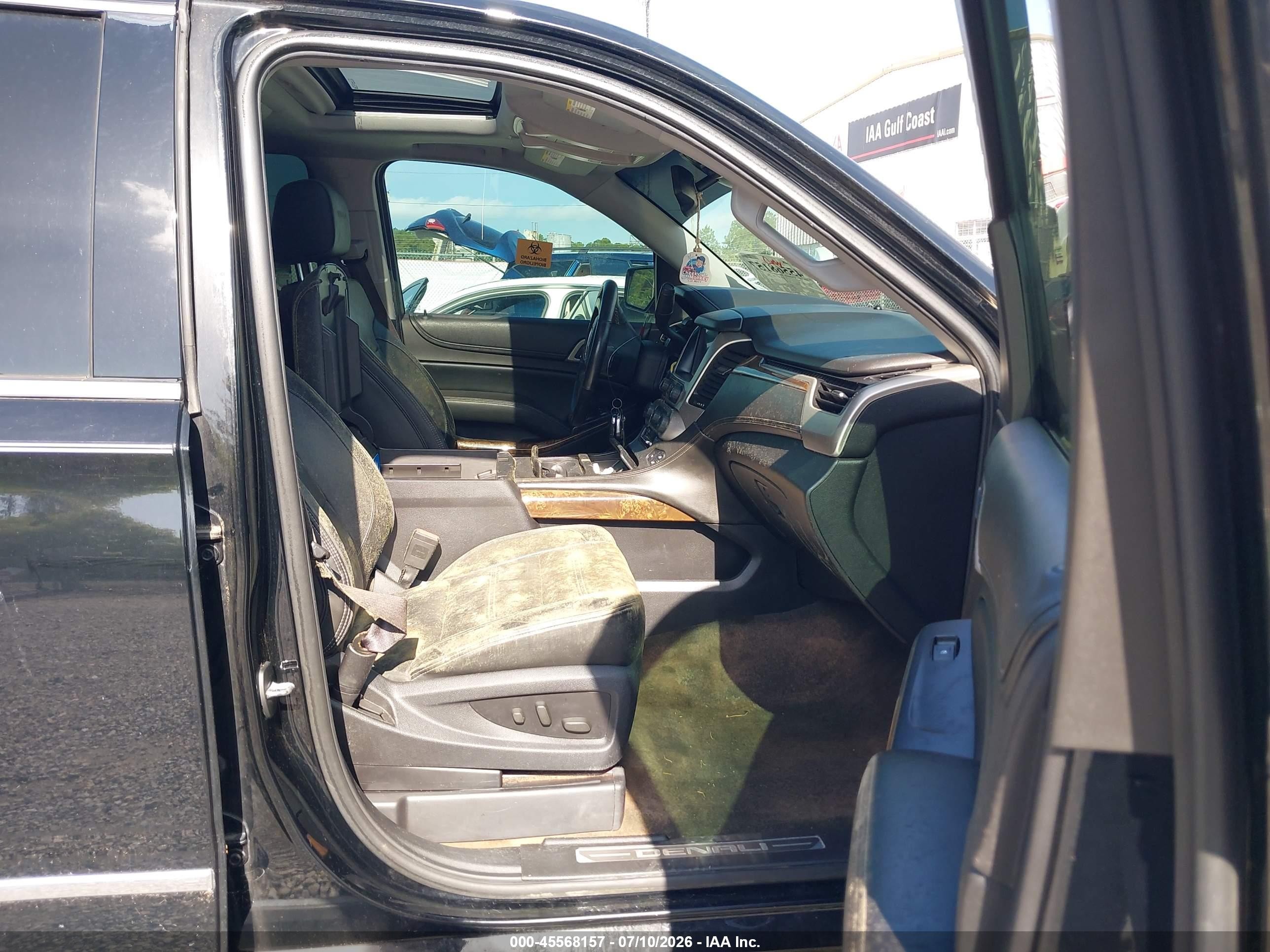 2015 Gmc Yukon Xl 1500 Denali Black vin: 1GKS1JKJ2FR293765