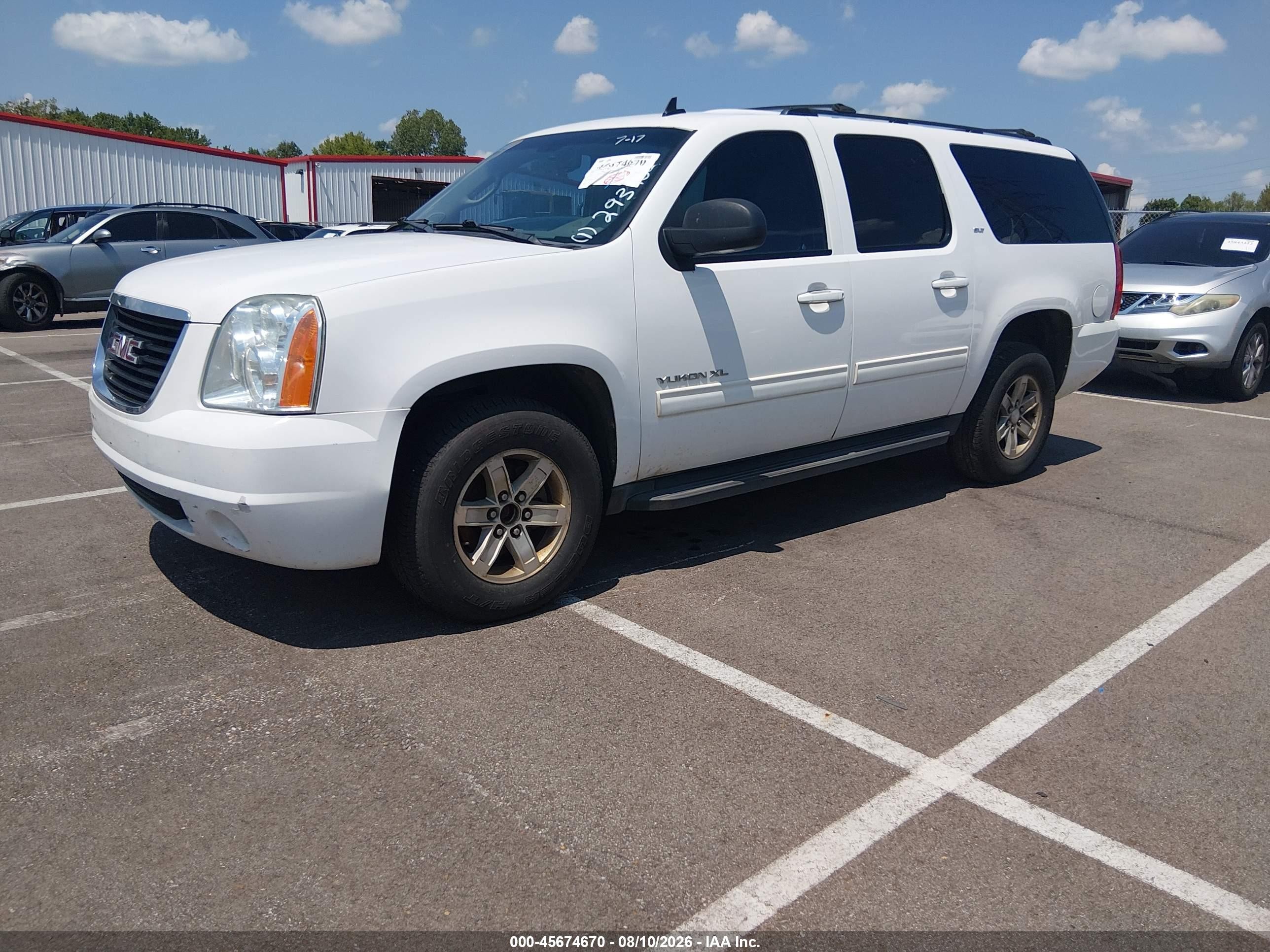 2013 Gmc Yukon Xl 1500 Slt White vin: 1GKS1KE02DR293402