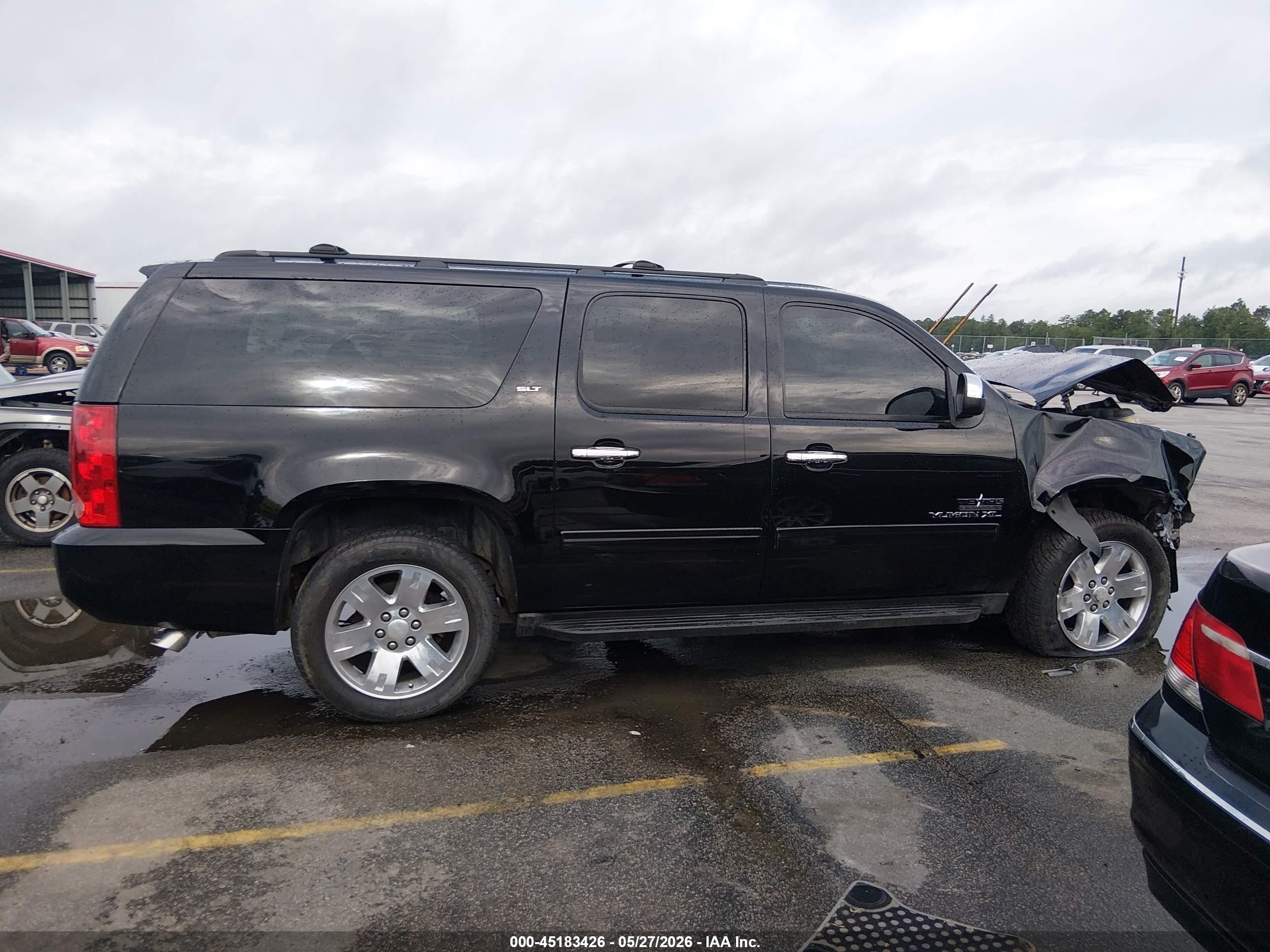 2013 Gmc Yukon Xl 1500 Slt Black vin: 1GKS1KE03DR376658