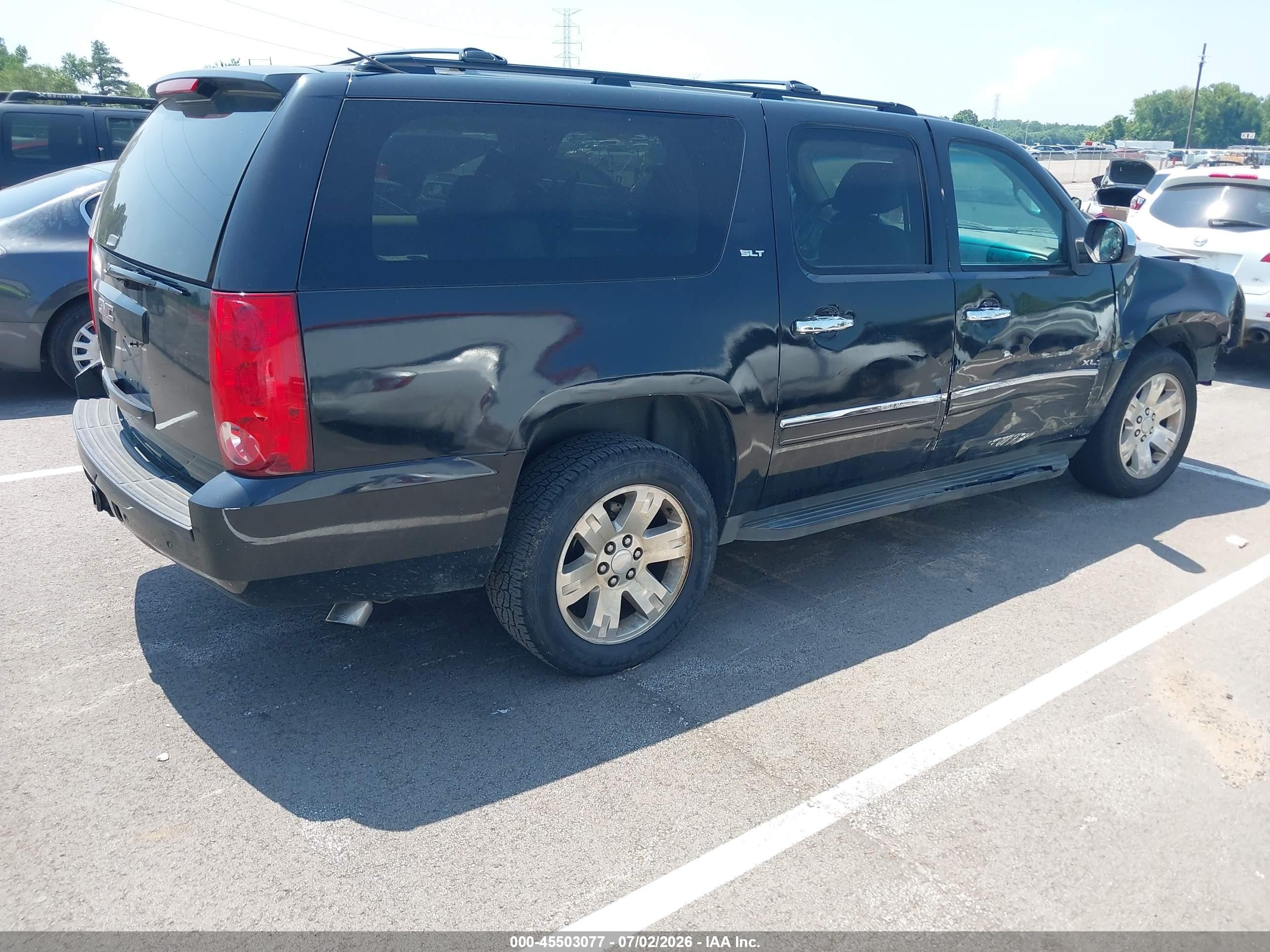 2011 Gmc Yukon Xl 1500 Slt Black vin: 1GKS1KE0XBR284573