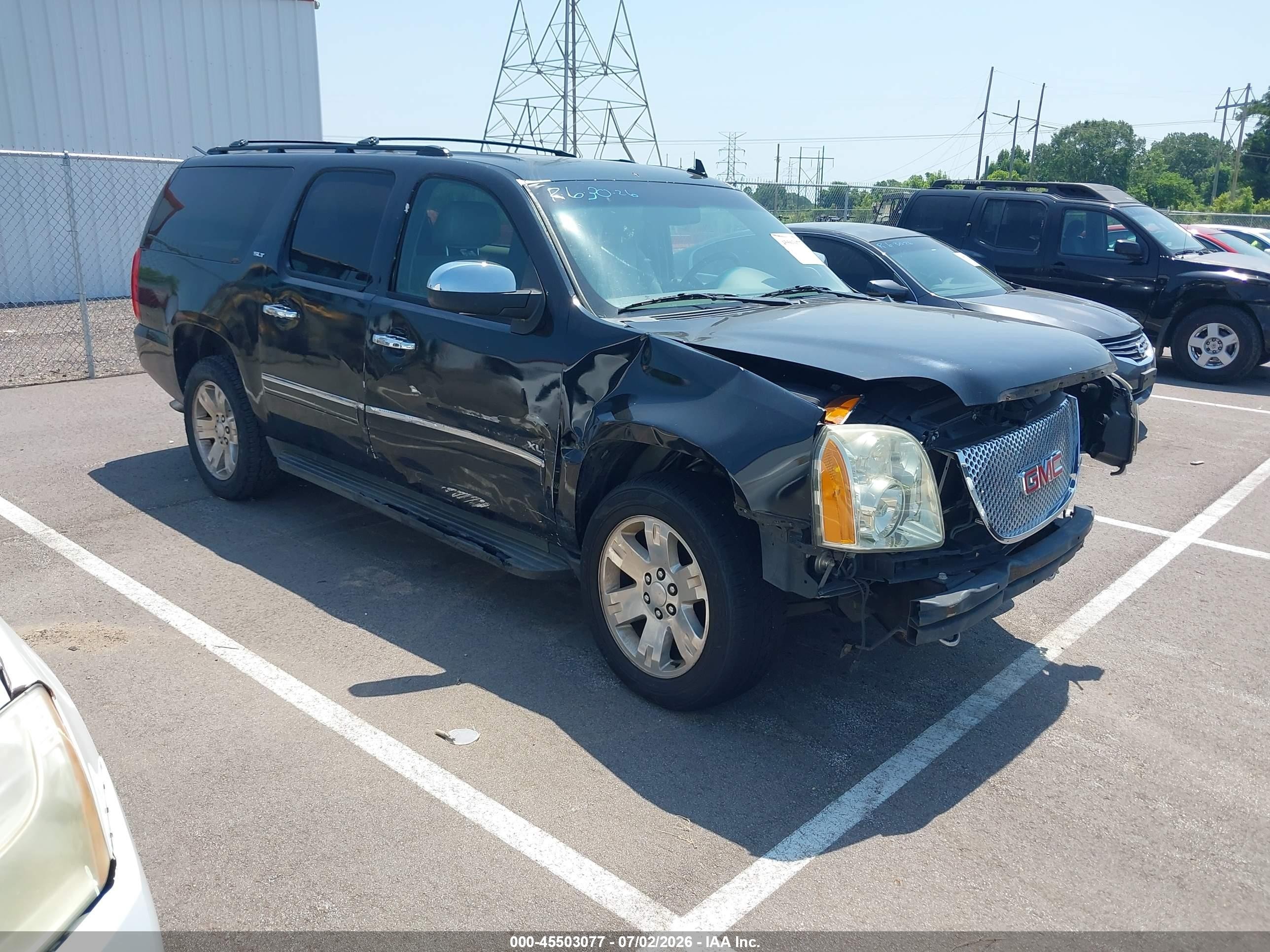 2011 Gmc Yukon Xl 1500 Slt Black vin: 1GKS1KE0XBR284573