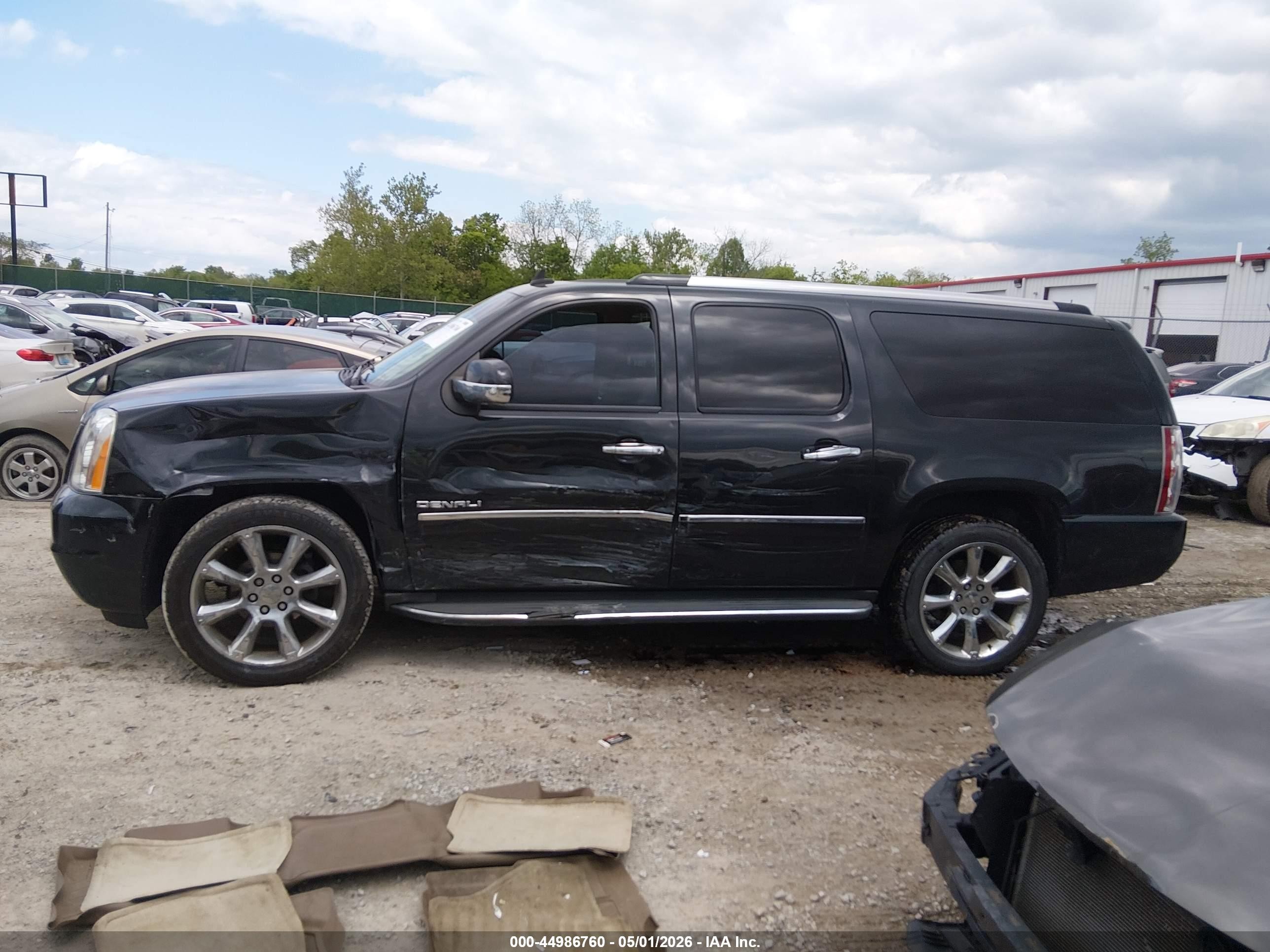 2013 Gmc Yukon Xl 1500 Denali Black vin: 1GKS1MEF0DR312867