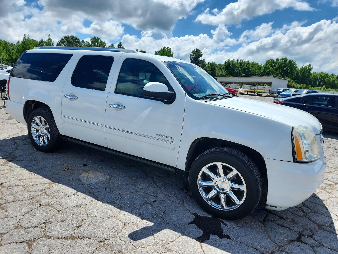 2012 Gmc Yukon Xl Denali White vin: 1GKS1MEF2CR182136