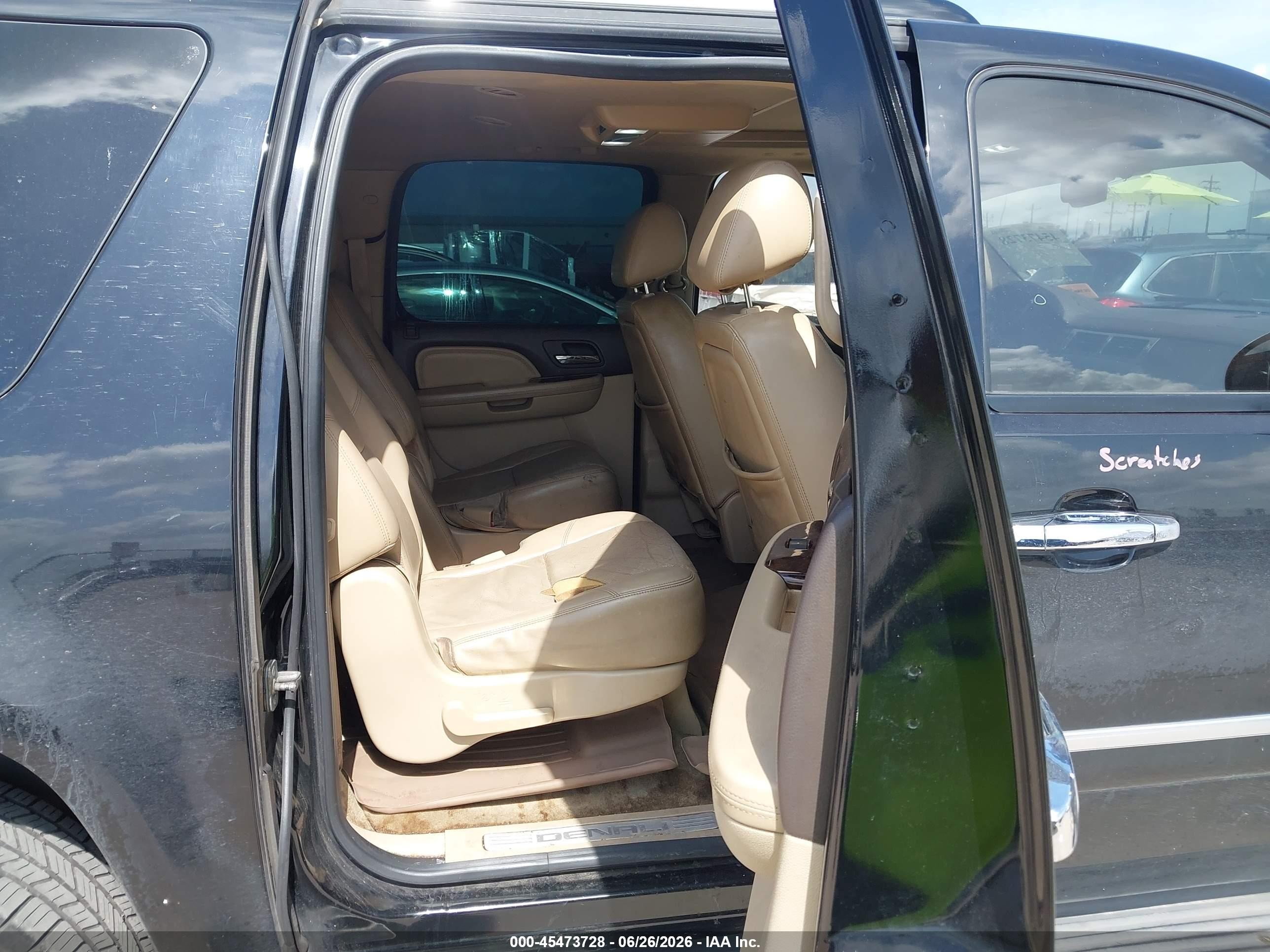2012 Gmc Yukon Xl 1500 Denali Черный vin: 1GKS1MEF3CR141353