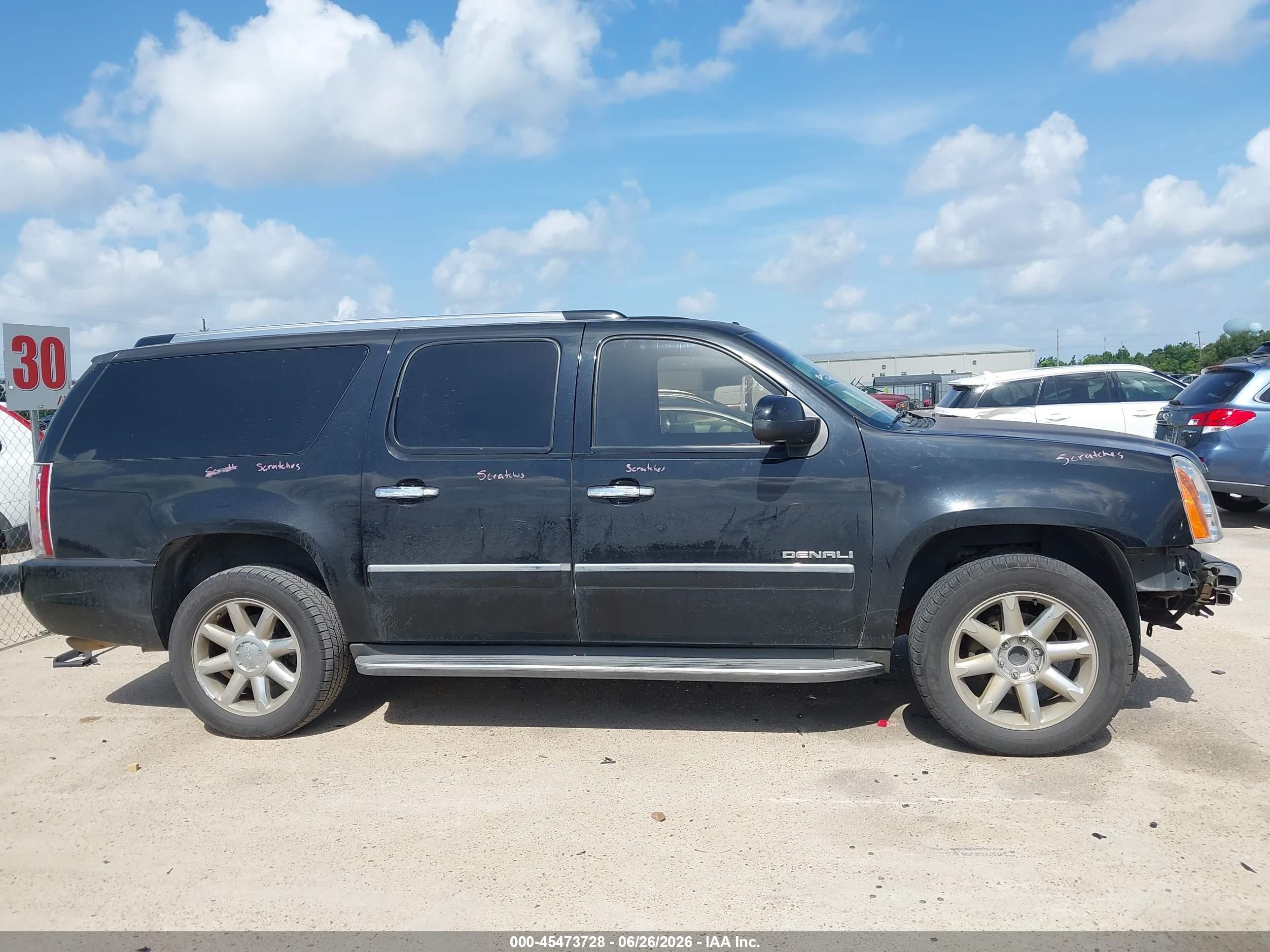 2012 Gmc Yukon Xl 1500 Denali Черный vin: 1GKS1MEF3CR141353
