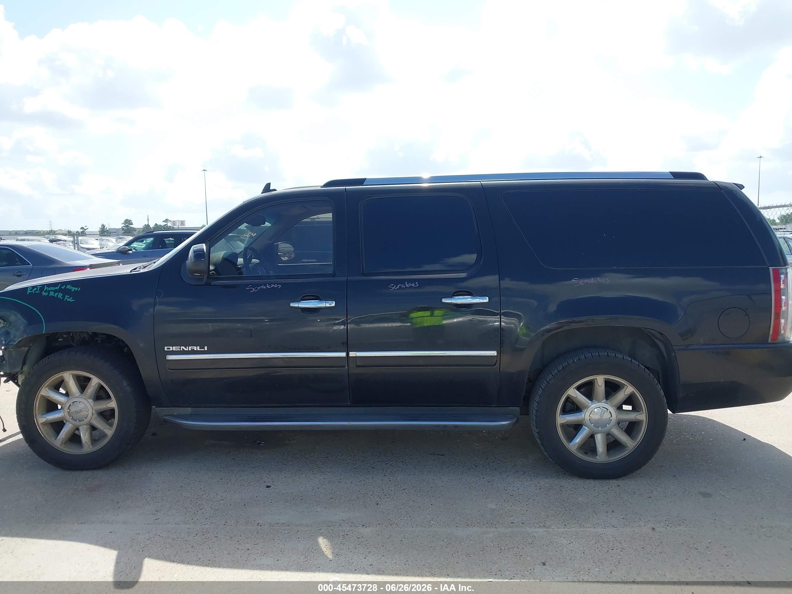 2012 Gmc Yukon Xl 1500 Denali Черный vin: 1GKS1MEF3CR141353